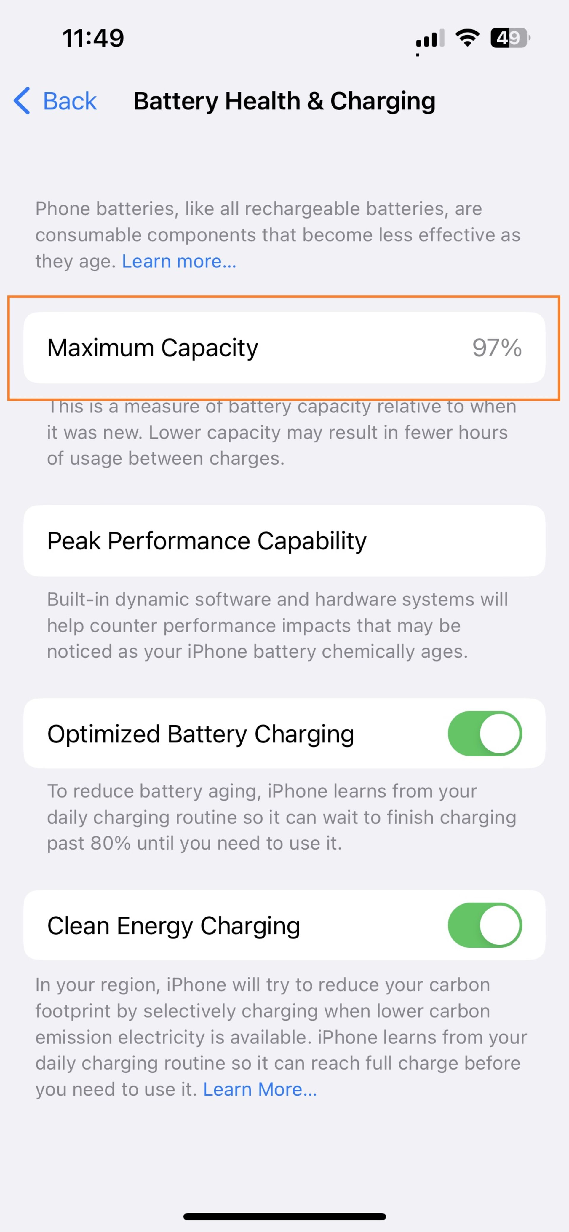 بررسی سلامت باتری آیفون 