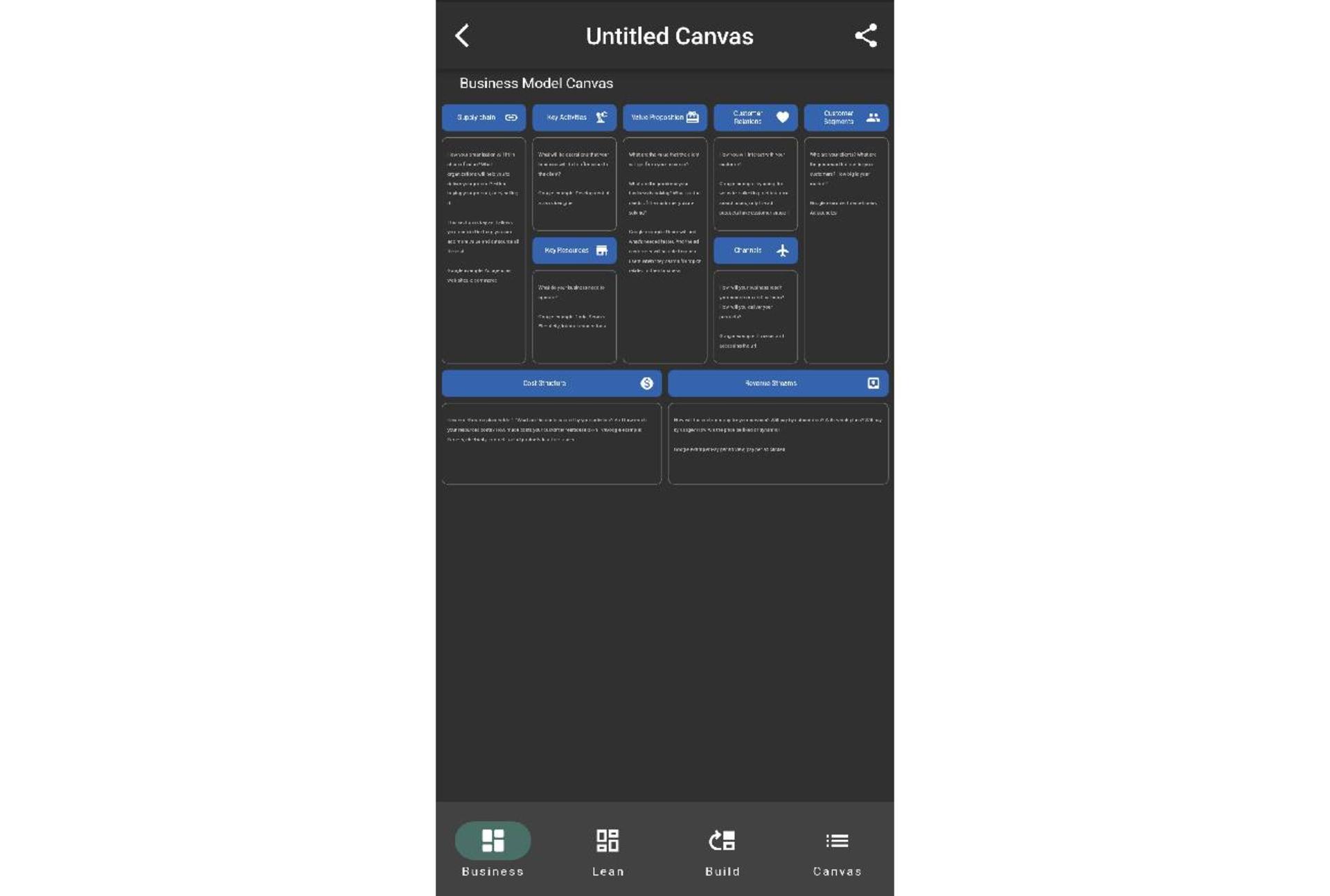 اپلیکیشن طراحی بوم کسب و کار incaview
