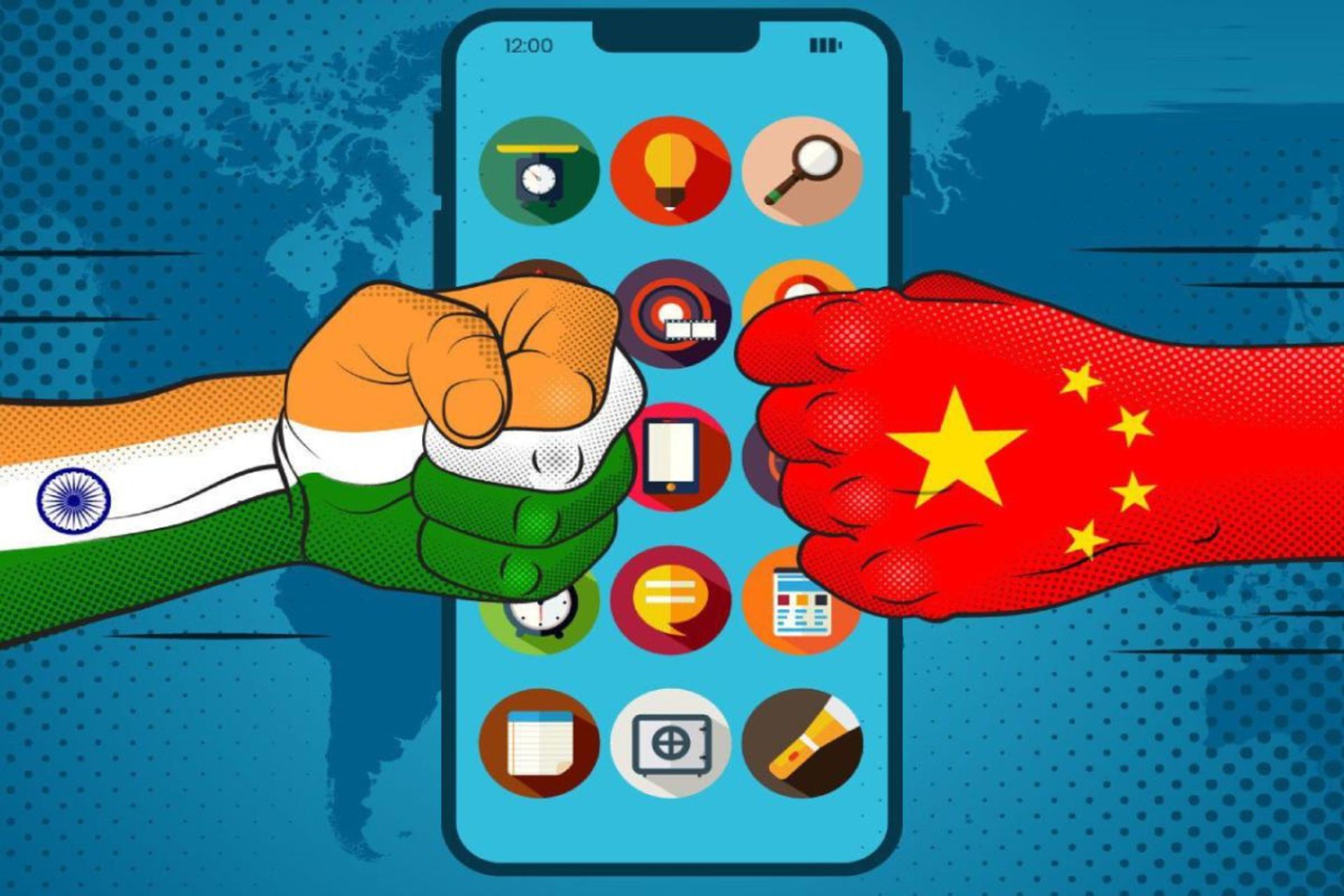 ممنوعیت برنامه های چینی در هند