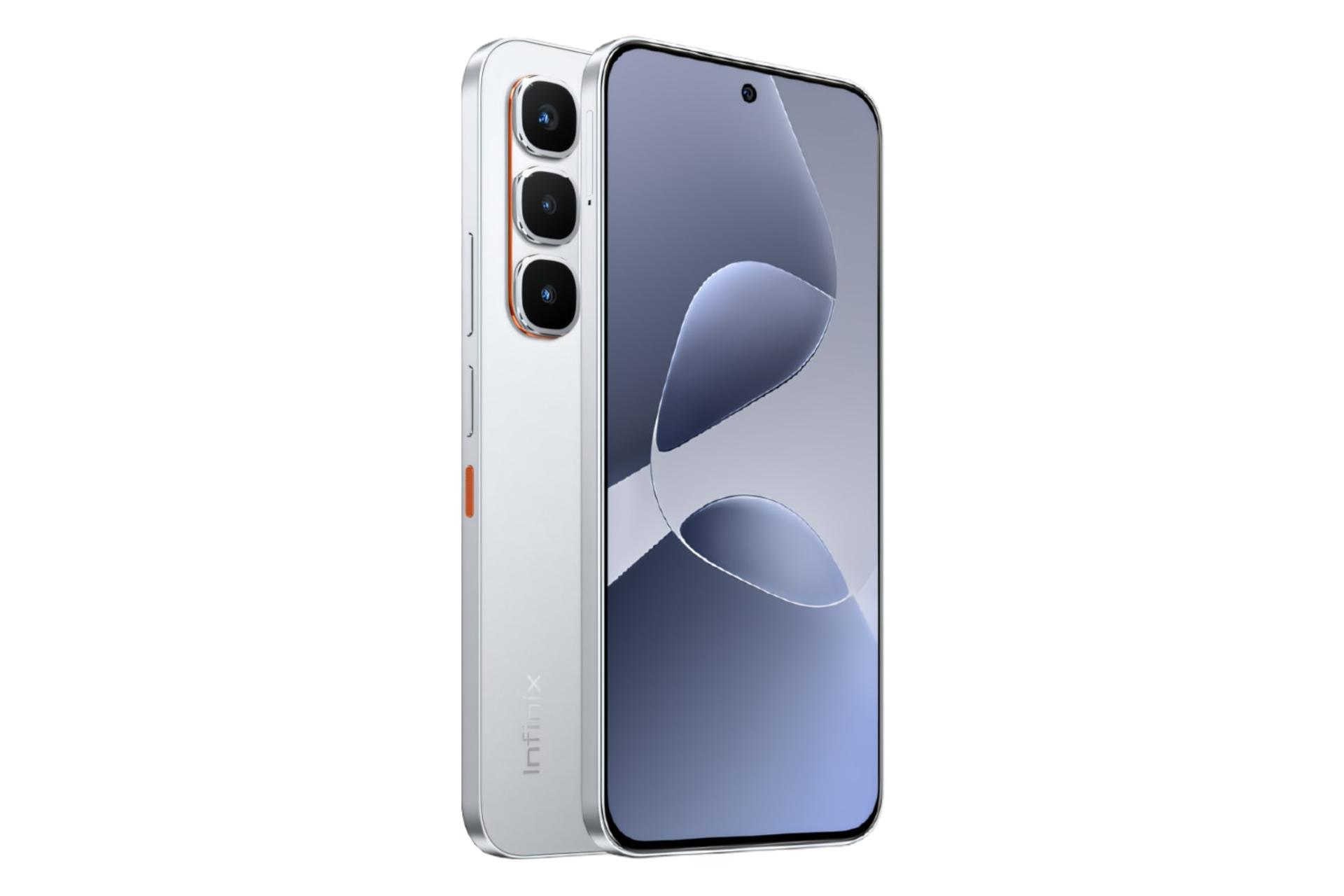 مرجع متخصصين ايران پنل جلو و پشت موبايل موبايل Hot 60 پرو اينفينيكس نقره اي / Infinix Hot 60 Pro