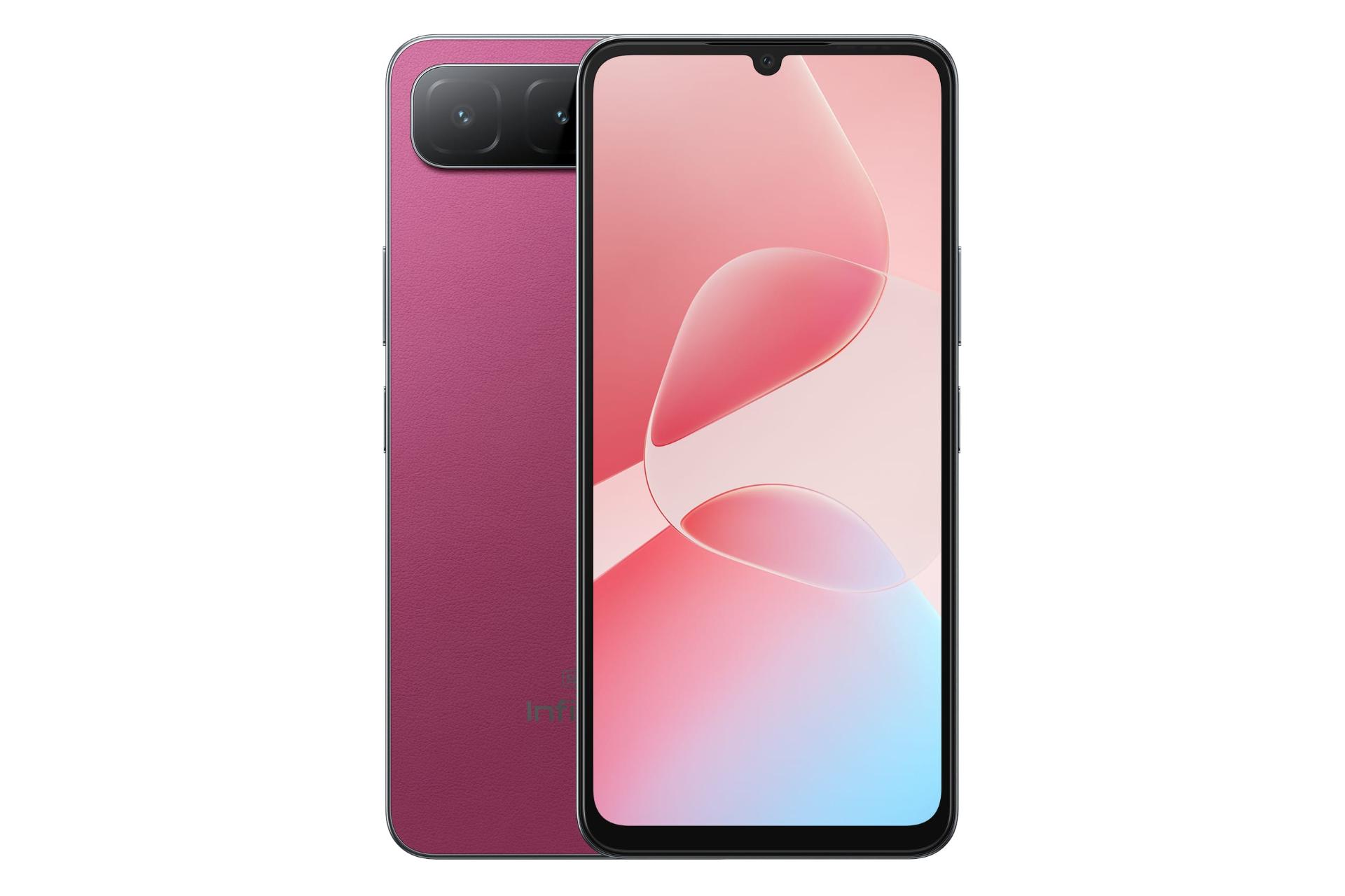 پنل جلو و پشت گوشی موبایل Hot 60i اینفینیکس 5G قرمز / Infinix Hot 60i 5G