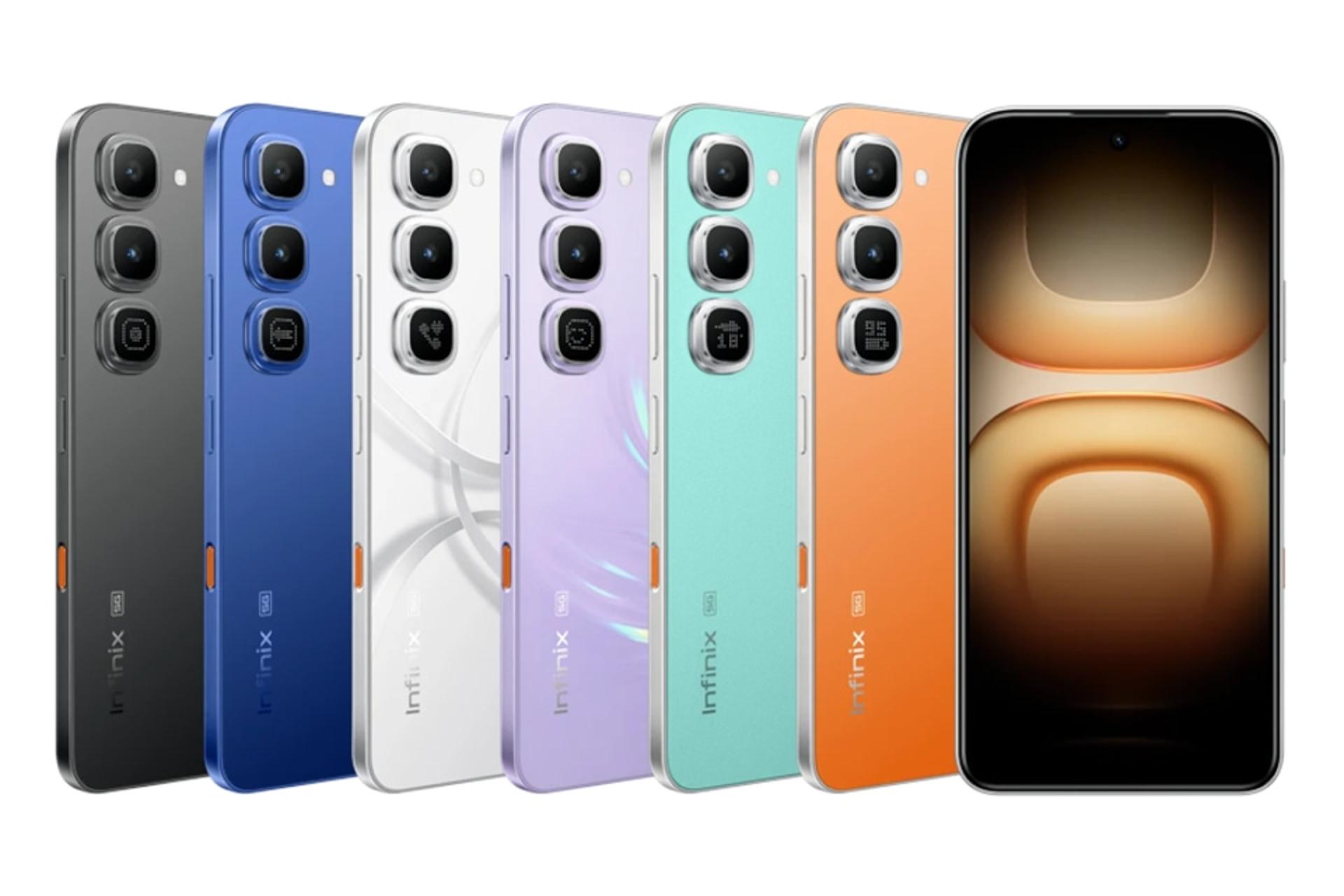 گوشی موبایل Hot 70 پرو اینفینیکس در رنگ های مختلف / Infinix Hot 70 Pro