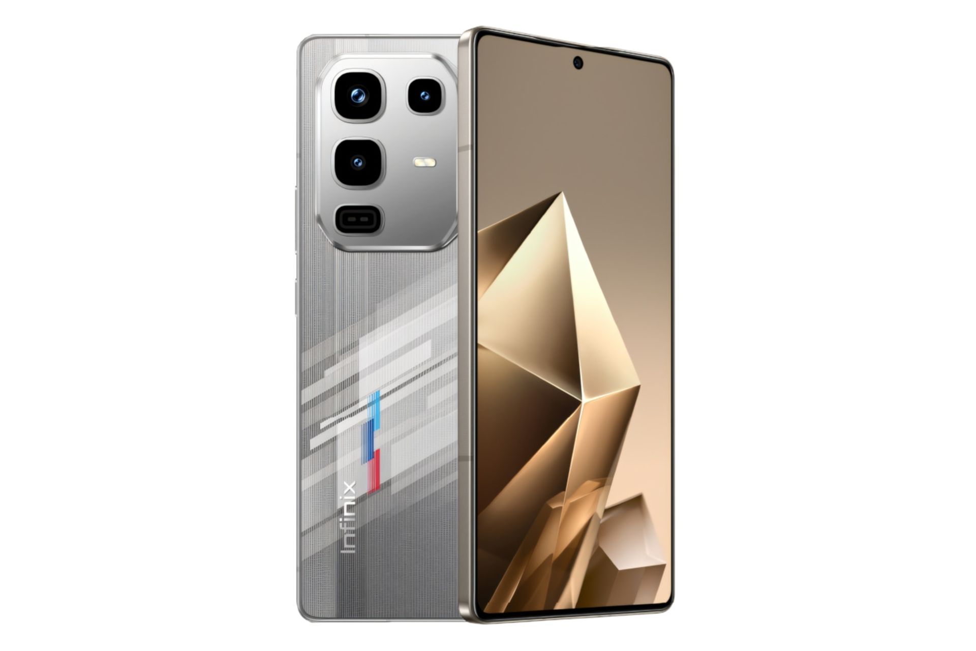 پنل جلو و پشت گوشی موبایل نوت 50 پرو اینفینیکس 4G نقره ای / Infinix Note 50 Pro 4G