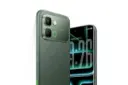 پنل جلو و پشت گوشی موبایل نوت Edge اینفینیکس سبز / Infinix Note Edge