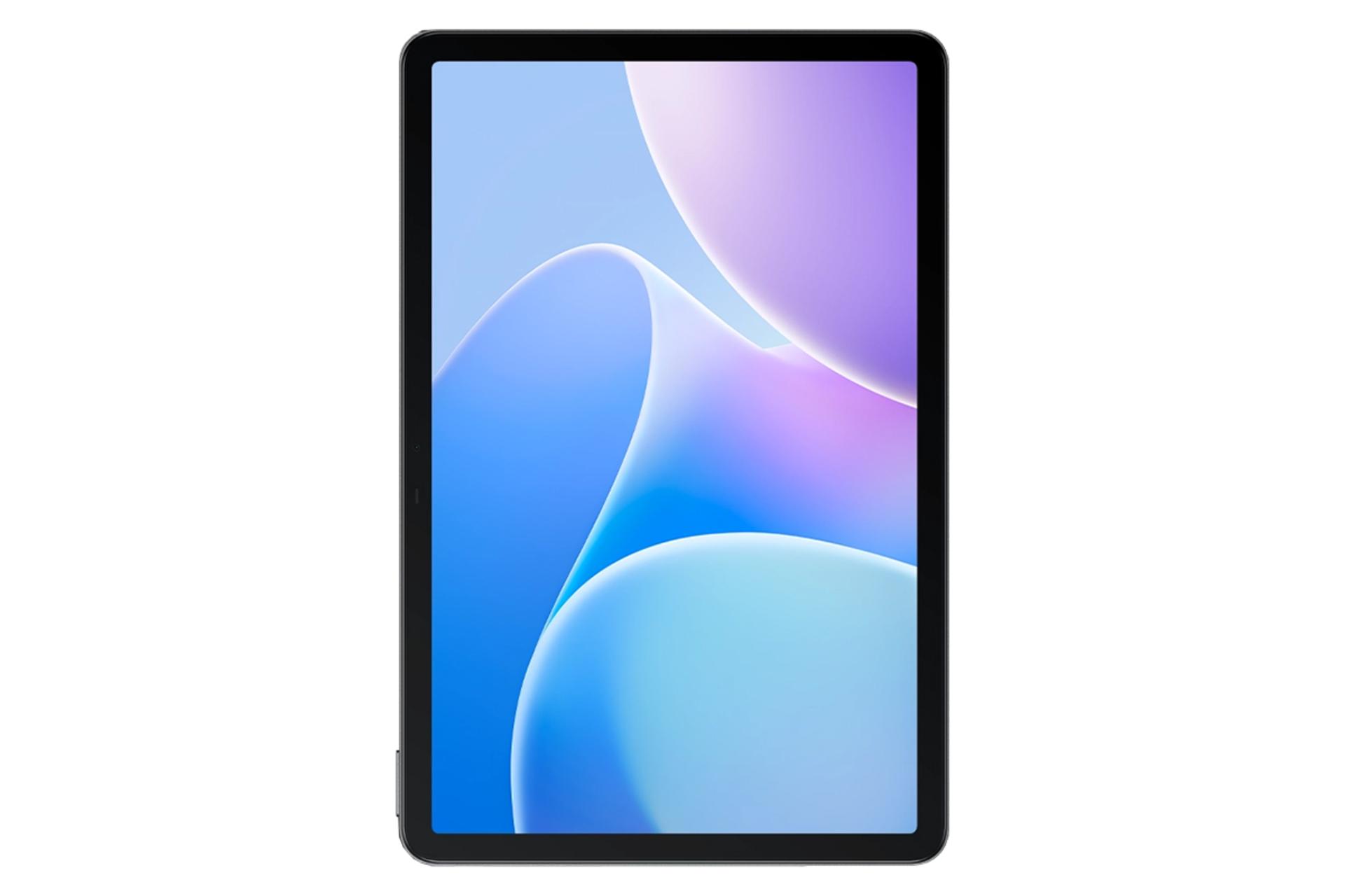 نمای پنل جلوی تبلت XPAD 20 اینفینیکس / Infinix XPAD 20 با نمایش حاشیه‌های نمایشگر و دوربین سلفی