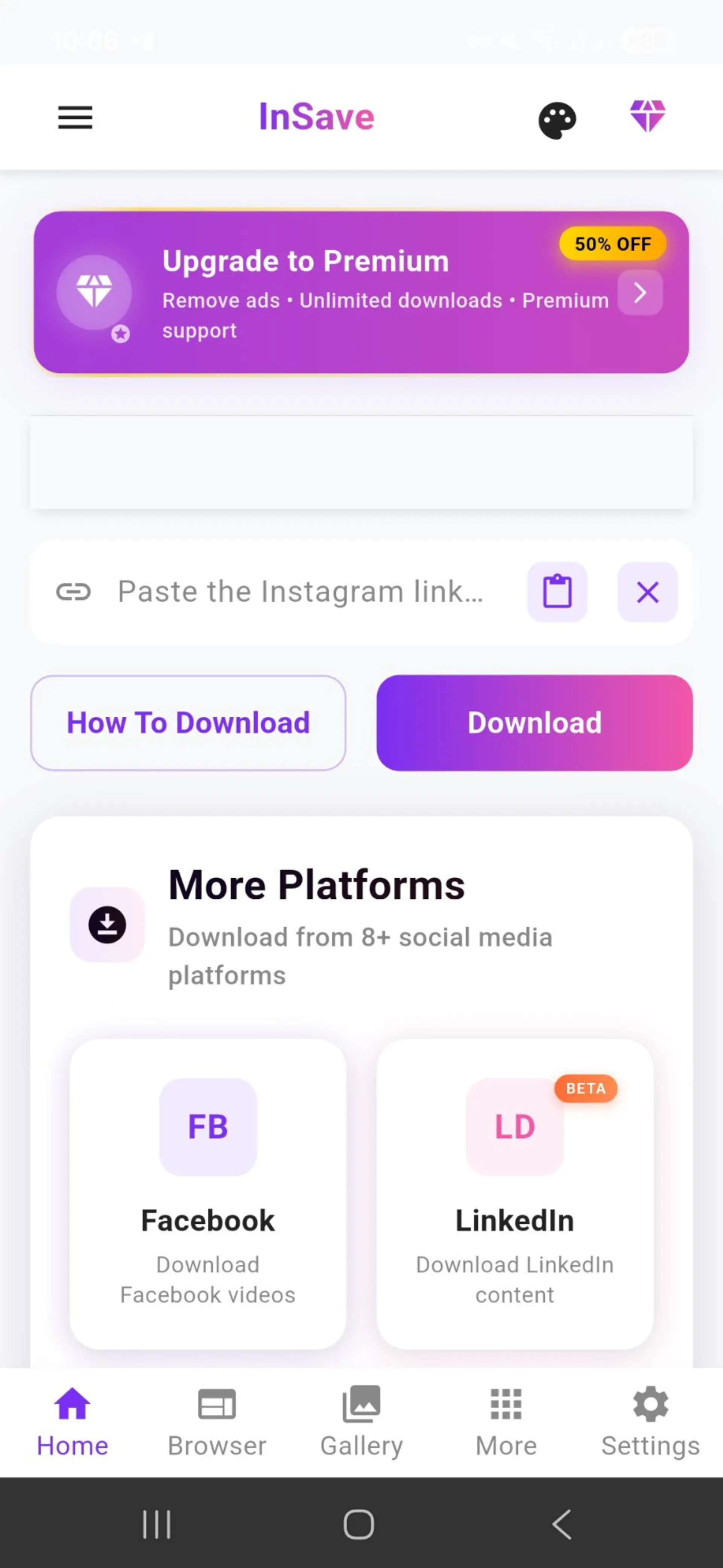 دانلودر اینستاگرام InSave