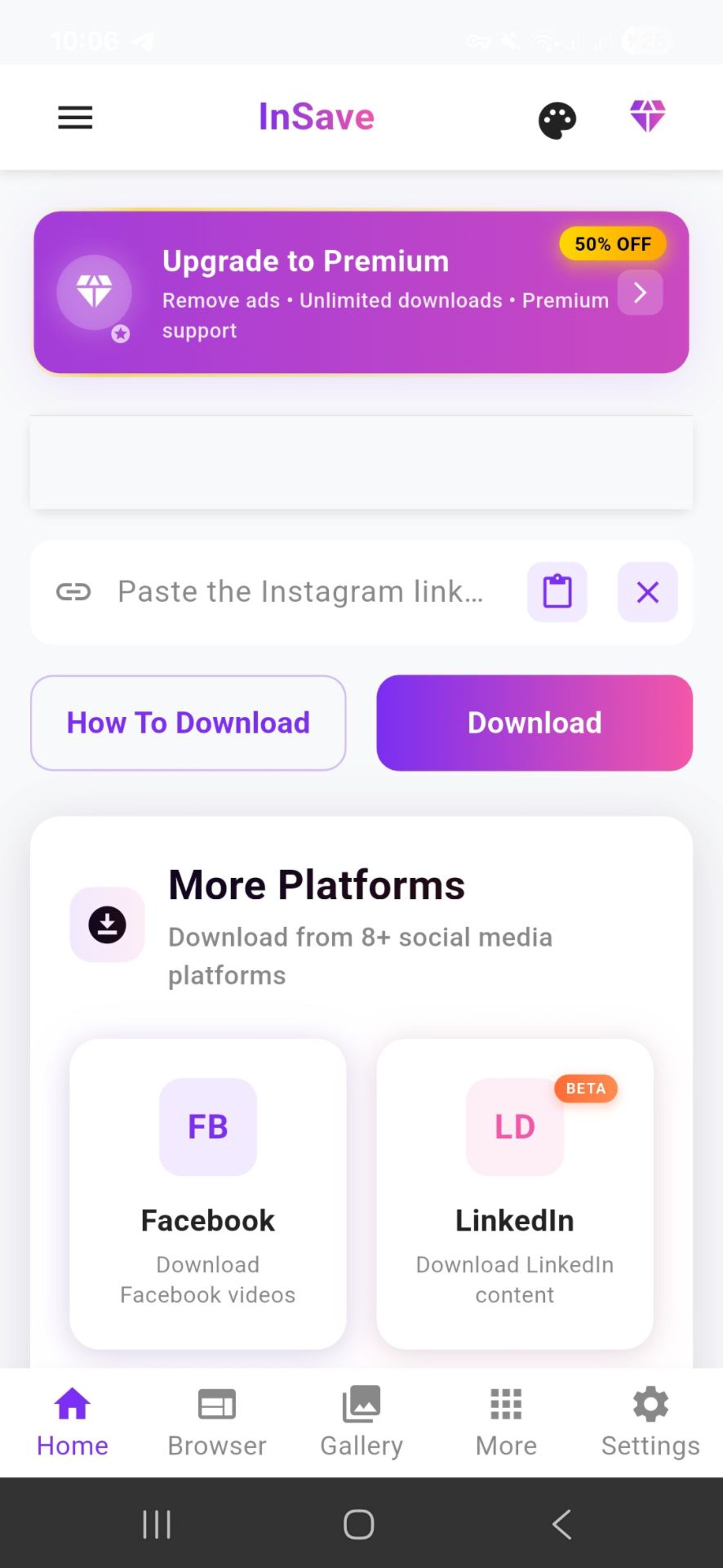 دانلودر اینستاگرام InSave