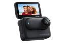 دوربین اینستا Insta360 GO 3S به همراه اکشن پاد رنگ مشکی نمای چپ
