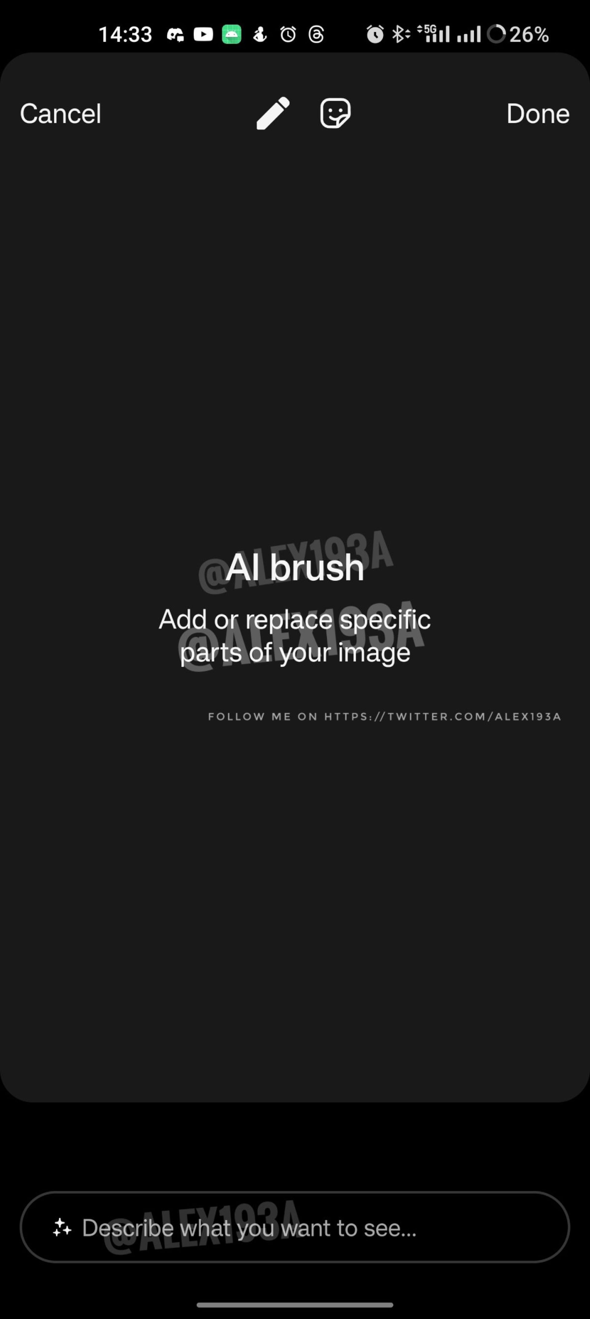 ابزار Ai brush اینستاگرام