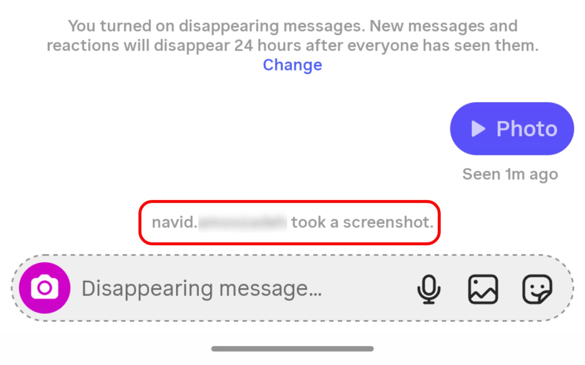 حالت Disappearing Messages اینستاگرام