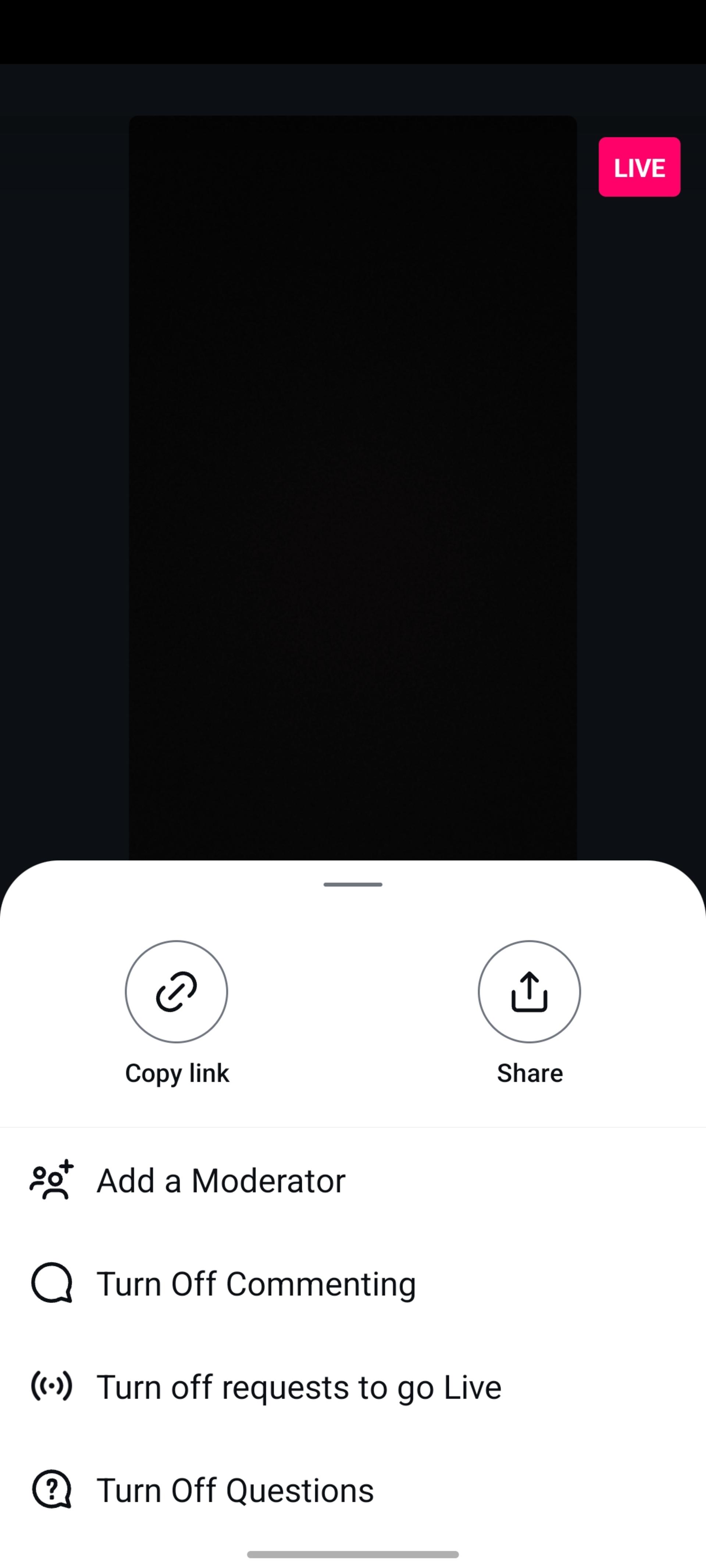 بستن کامنت لایو اینستاگرام