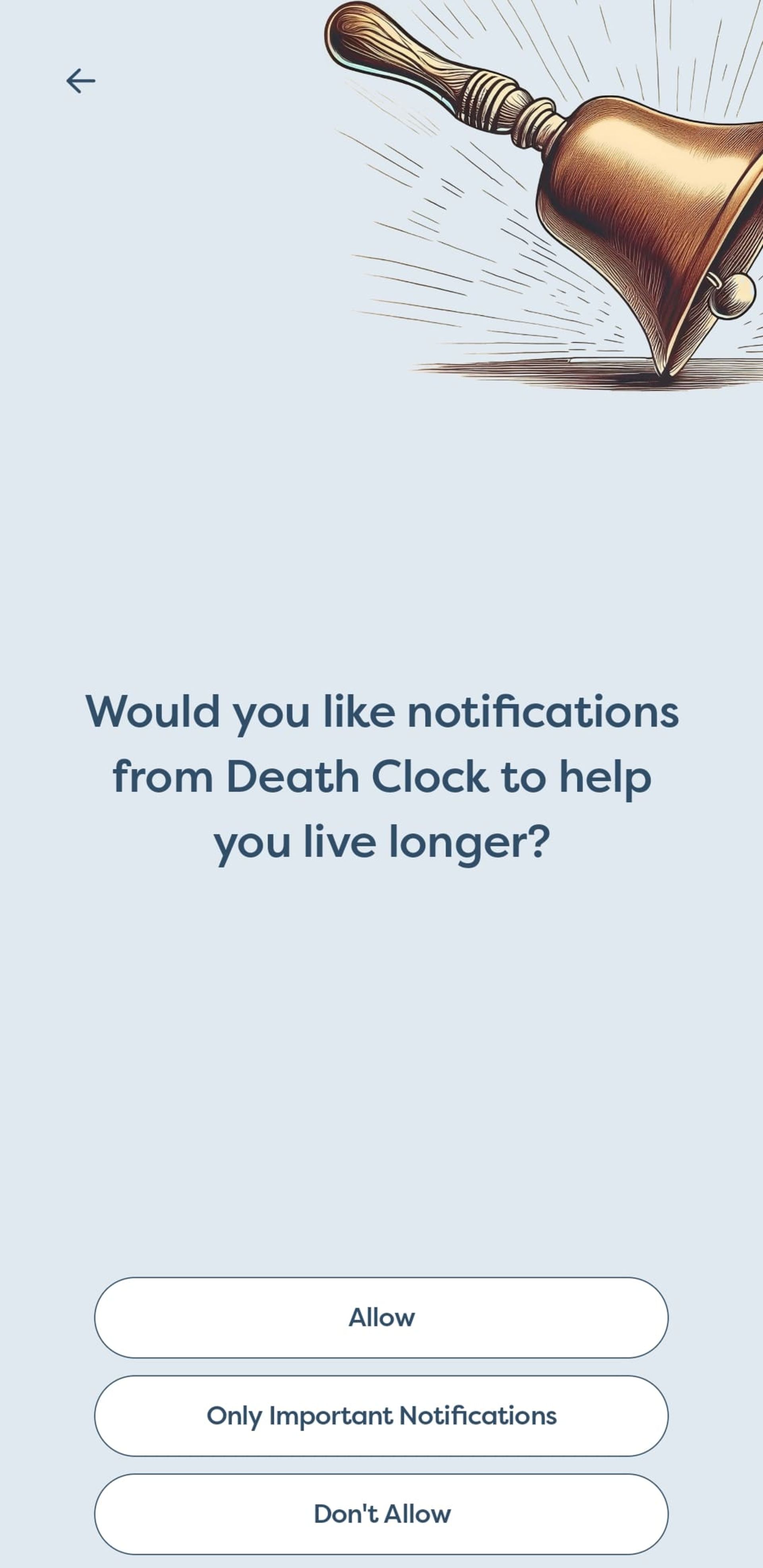 سوالات برنامه پیش بینی مرگ Death Clock AI