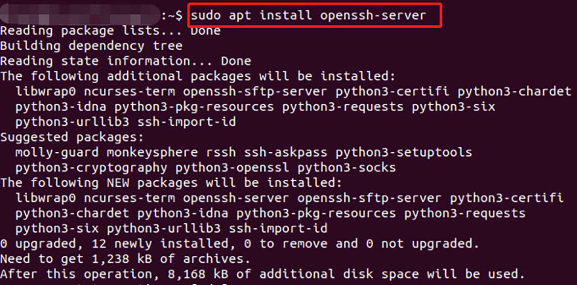 نصب سرور OpenSSH