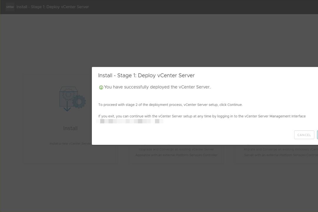 نصب VMware vCenter Server مرحله چهاردهم