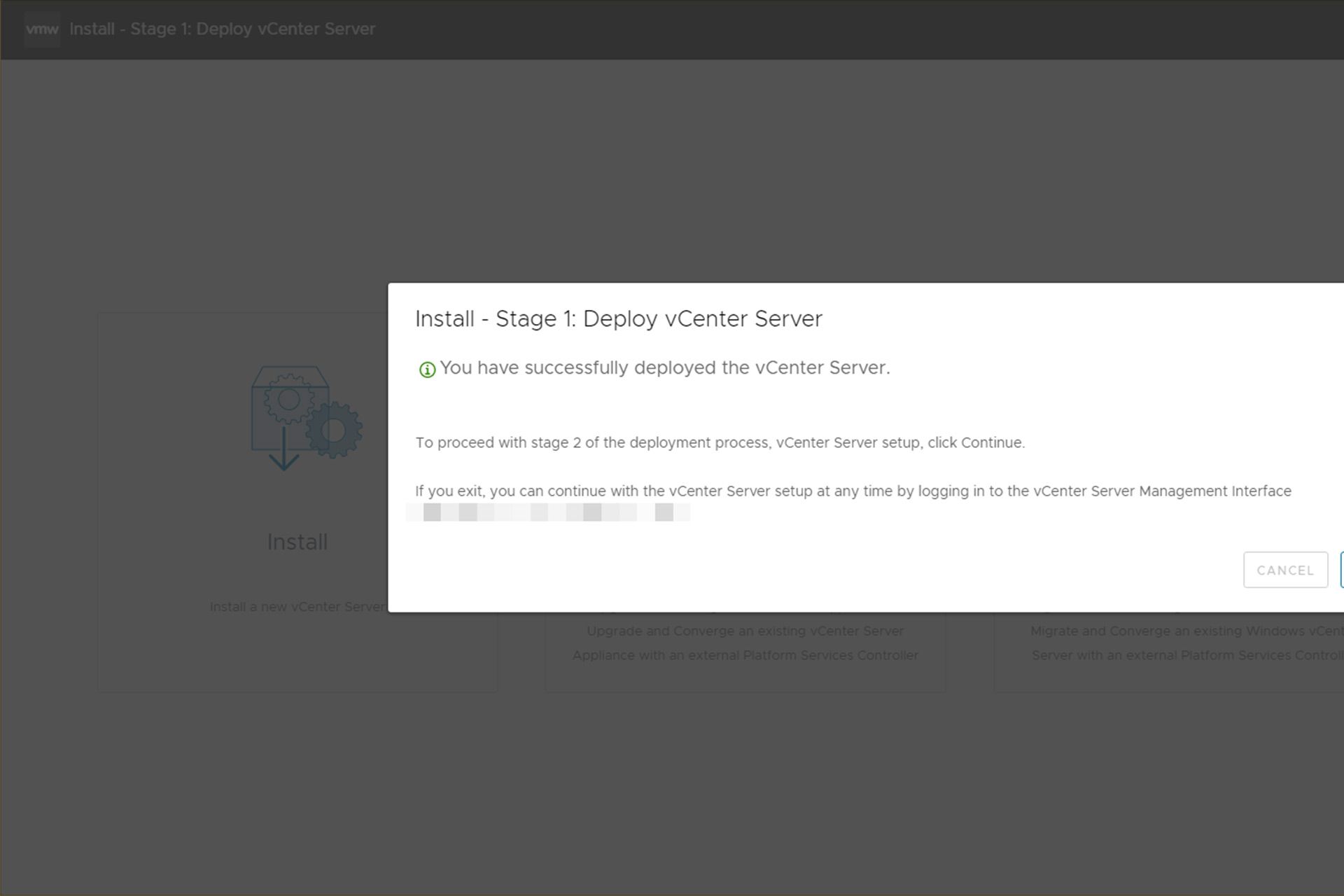 نصب VMware vCenter Server مرحله چهاردهم