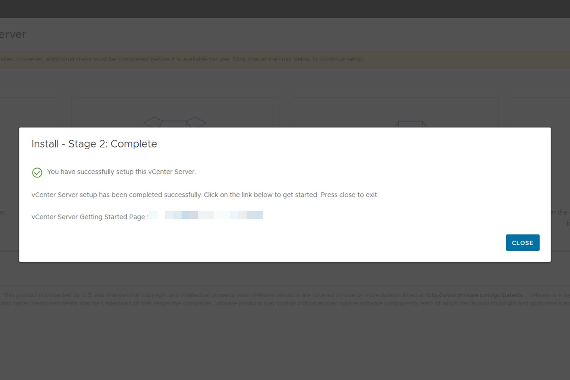 نصب VMware vCenter Server مرحله بیست و دوم