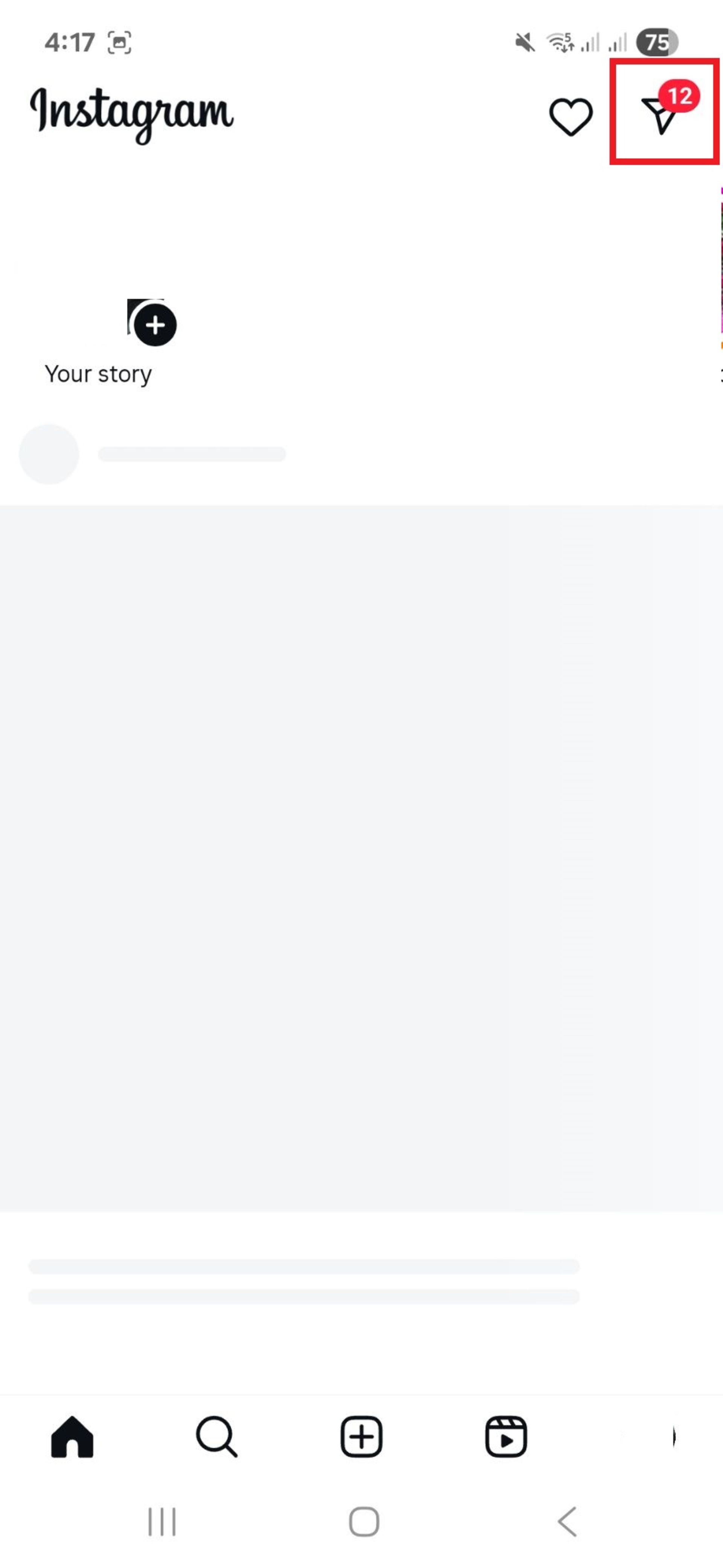 بخش دایرکت اینستاگرام