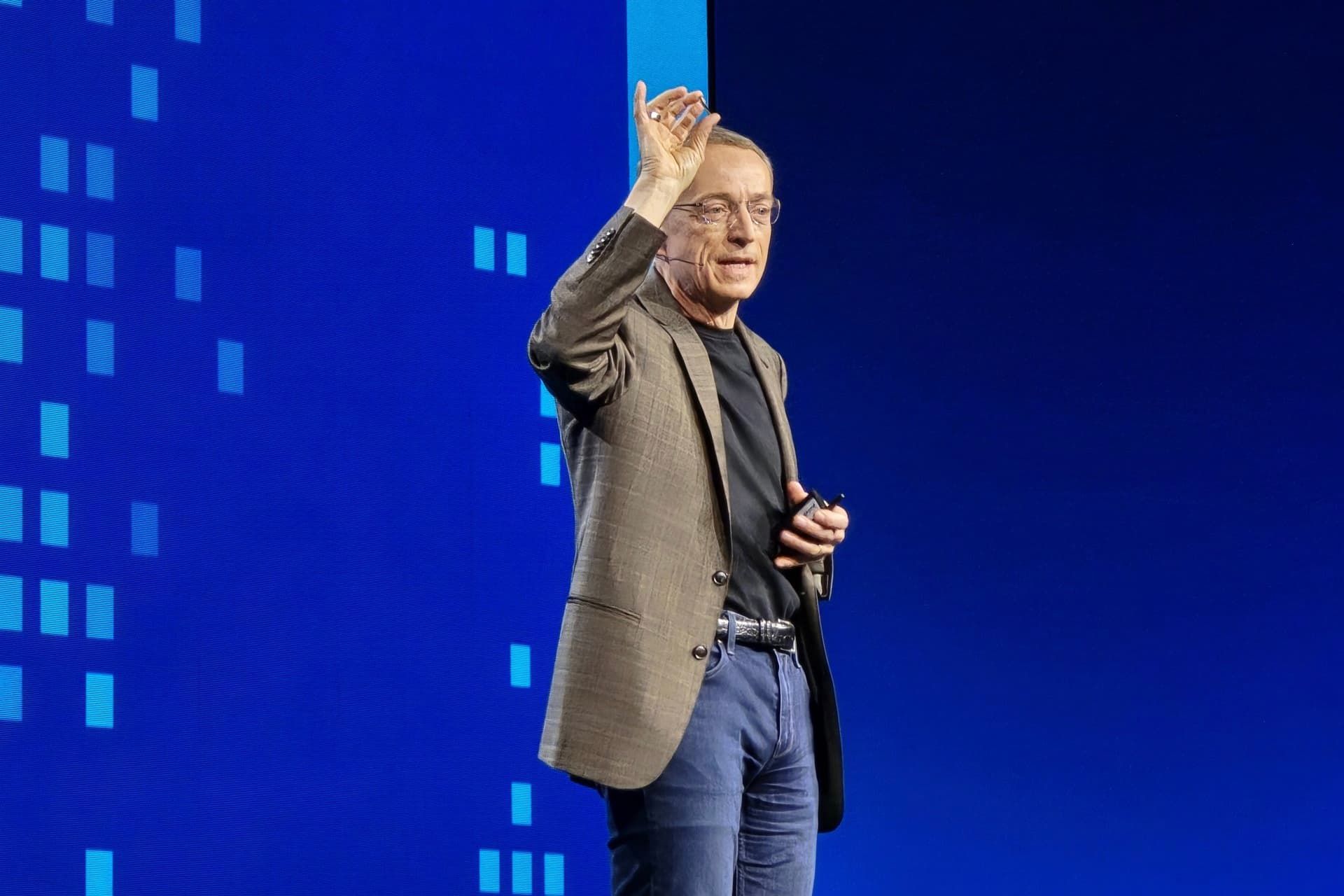 پت گلسینگر / Pat Gelsinger مدیرعامل اینتل در مراسم Vision 2024