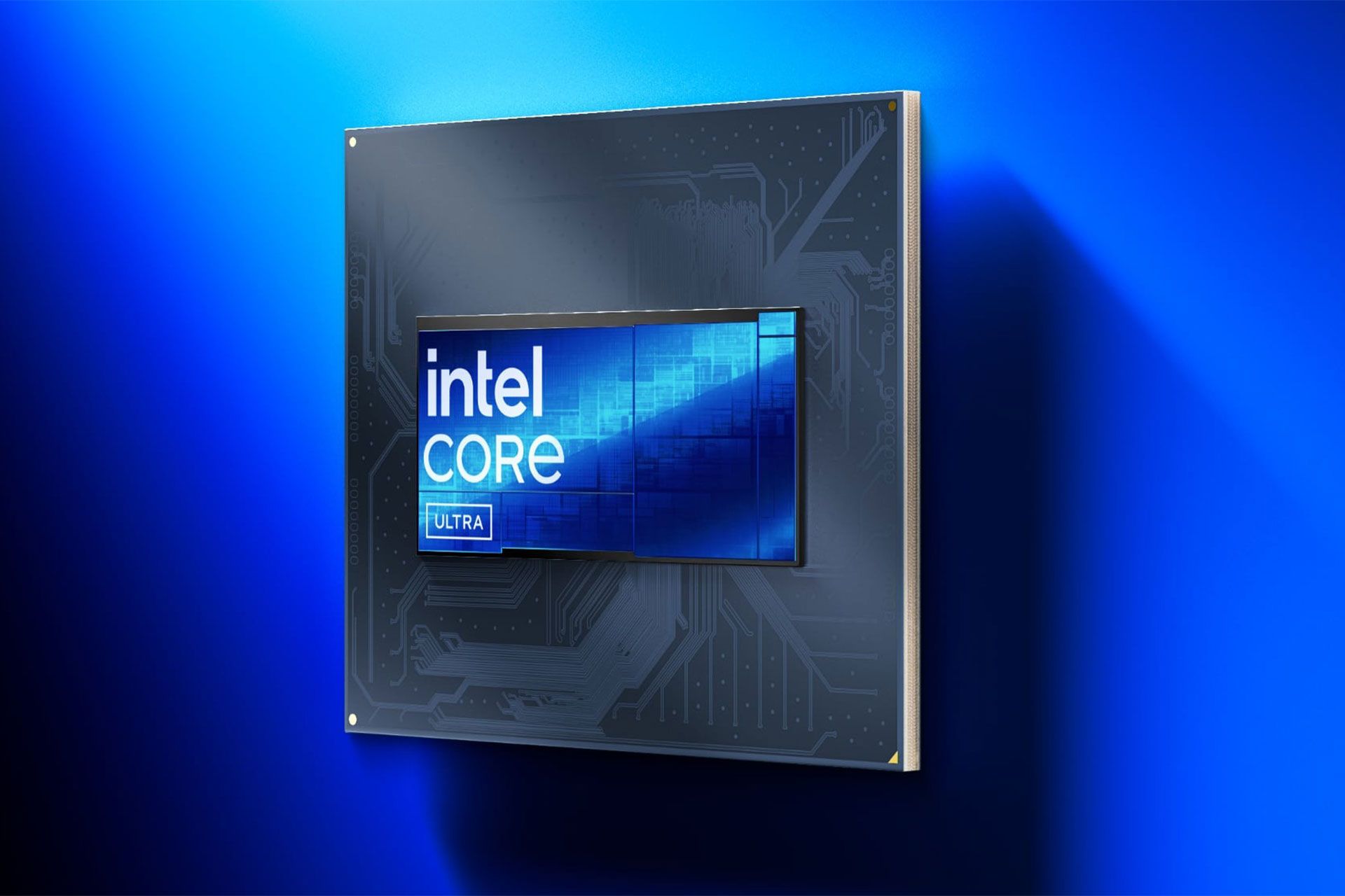 تراشه‌ی اینتل Core Ultra 200H از نمای جلو