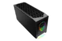 پنل بالایی کامپیوتر کوچک NUC 11 Extreme Kit اینتل و نمایش خروجی هوای گرم و نورپردازی