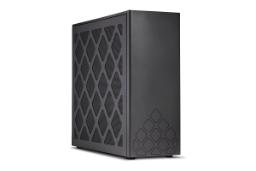 نمای کلی کامپیوتر کوچک NUC 13 Extreme Kit اینتل با تمرکز روی پنل جلو و پنل سمت چپ