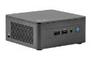 نمای نیمرخ کامپیوتر کوچک NUC 13 Pro Tall اینتل با نمایش پنل جلو و سمت چپ