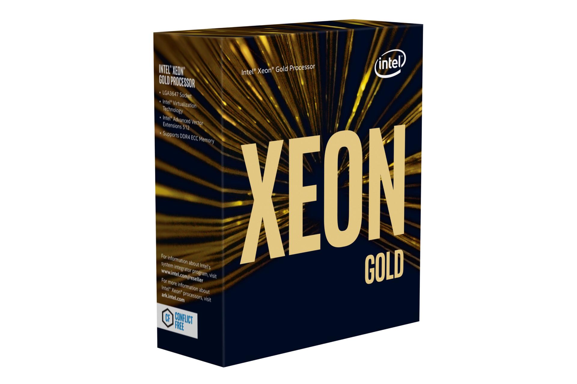 جعبه پردازنده اینتل Xeon Gold