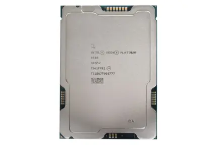 نمای IHS پردازنده اینتل Xeon Platinum 8580