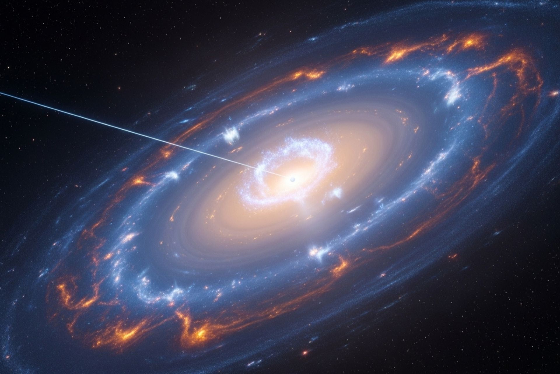 جرم میان‌ستاره‌ای در قرص پیش‌سیاره‌ای یک ستاره