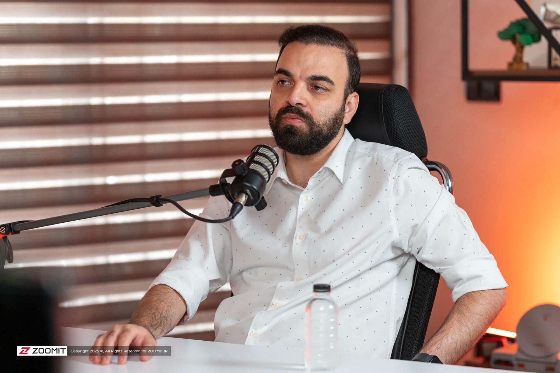 مدیرعامل اینوی در استودیوی زومیت