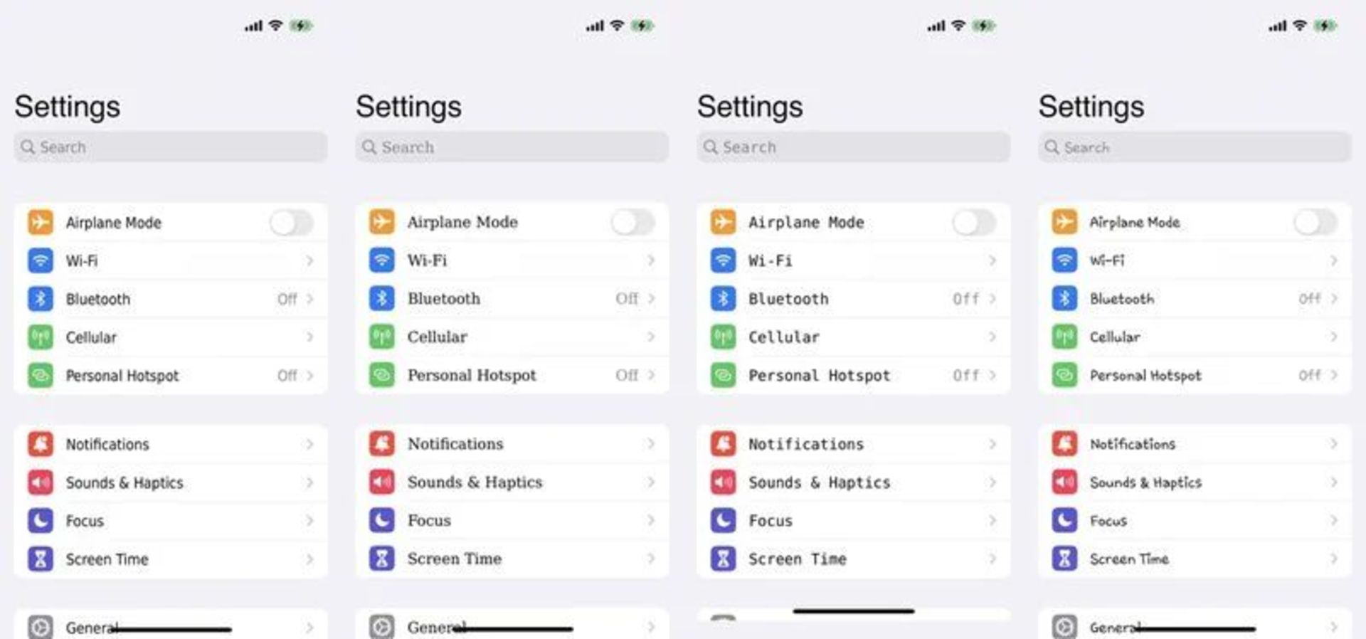تغییر رنگ سرتاسری آیفون در iOS 16