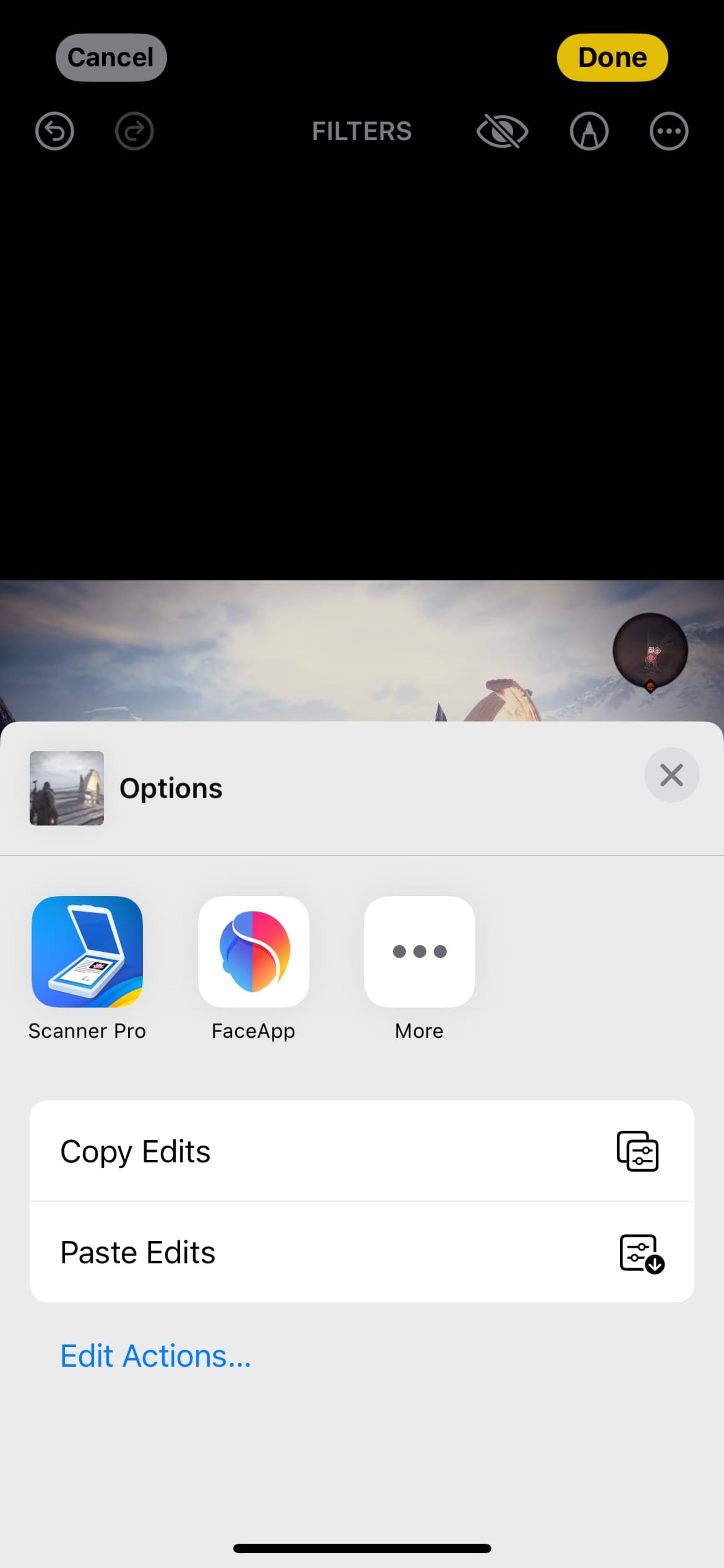 ios 17 batch editting photoes