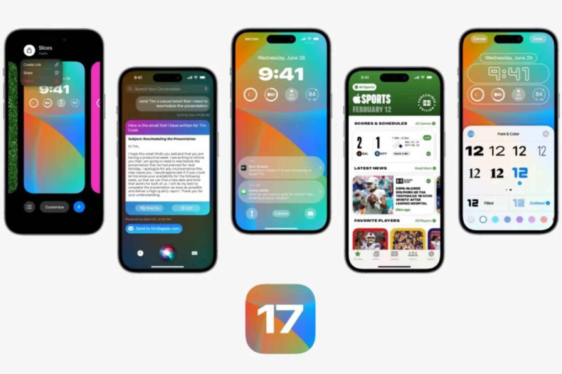 طرح مفهومی ios 17