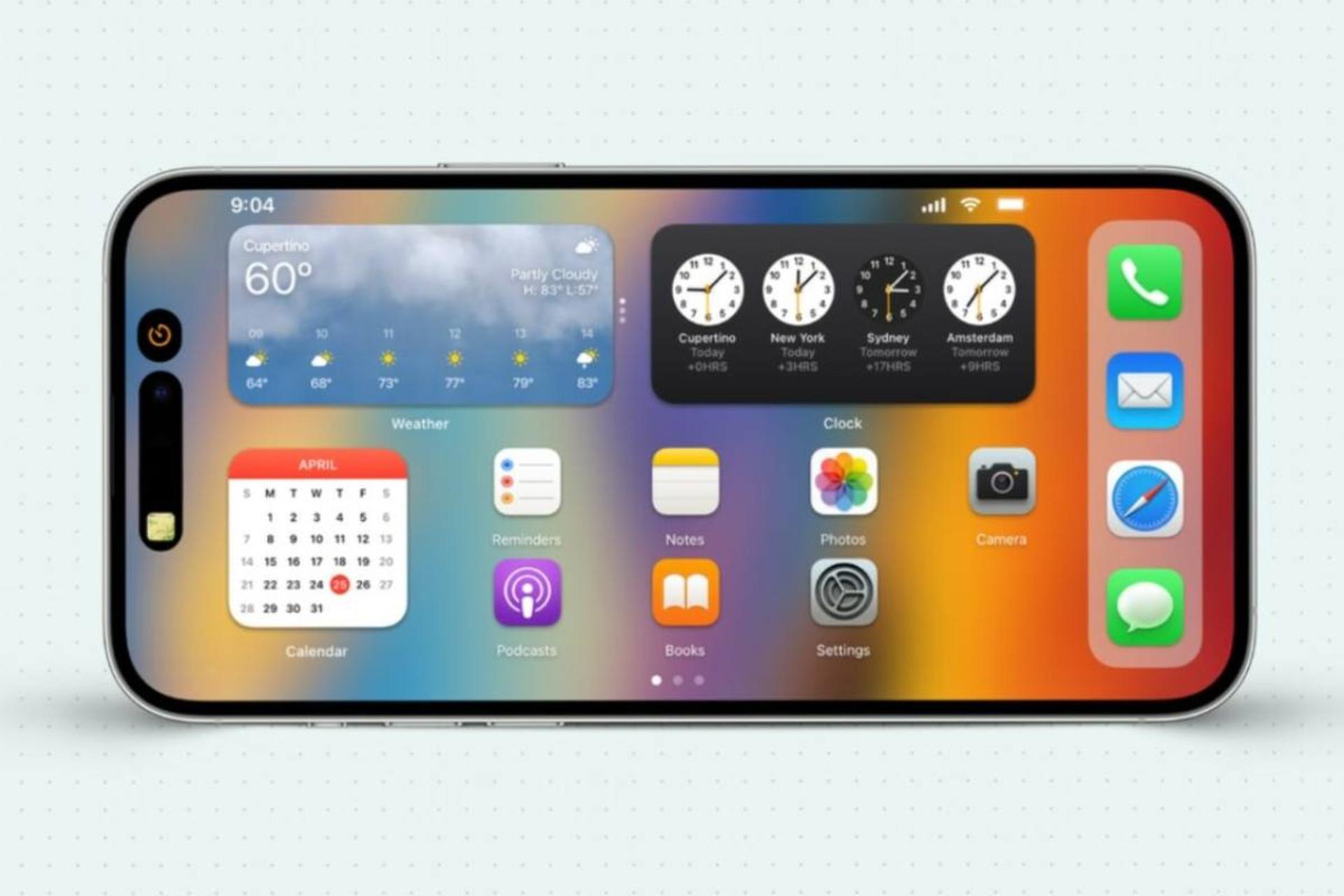 طرح مفهومی iOS 17