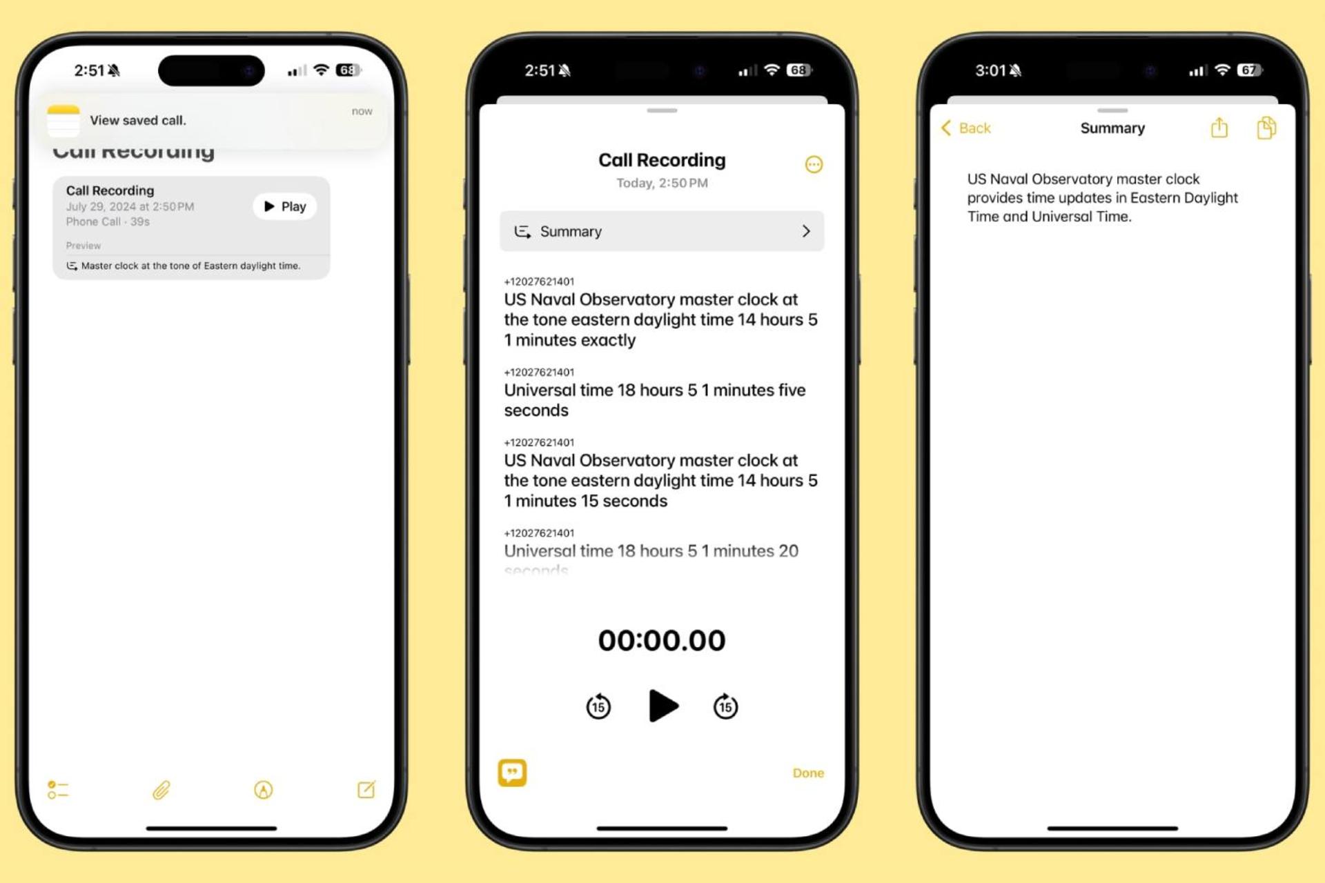 ضبط مکامله ios 18.1
