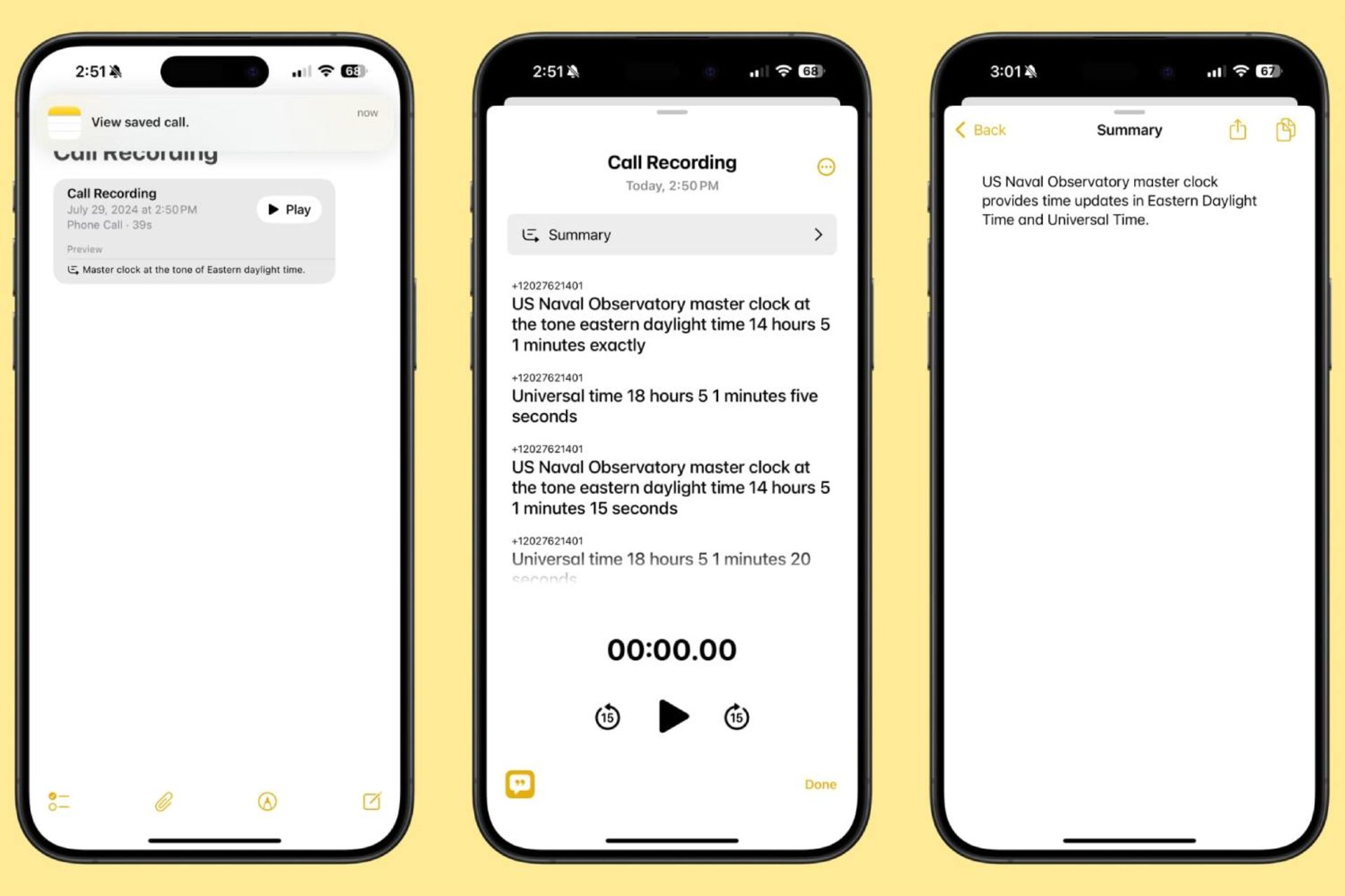 ضبط مکامله ios 18.1