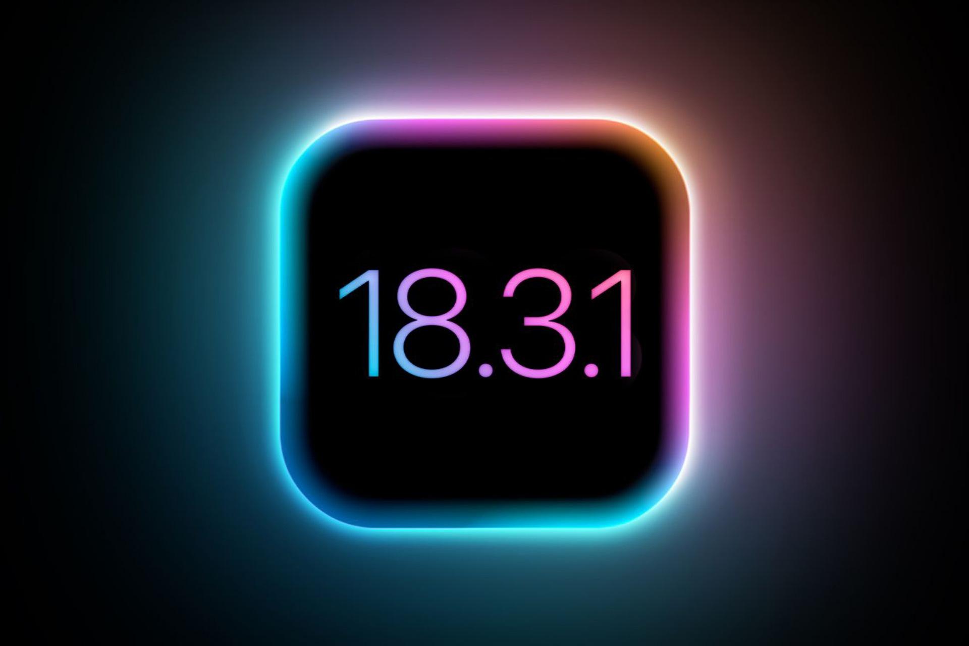 پوستر آپدیت iOS 18.3.1