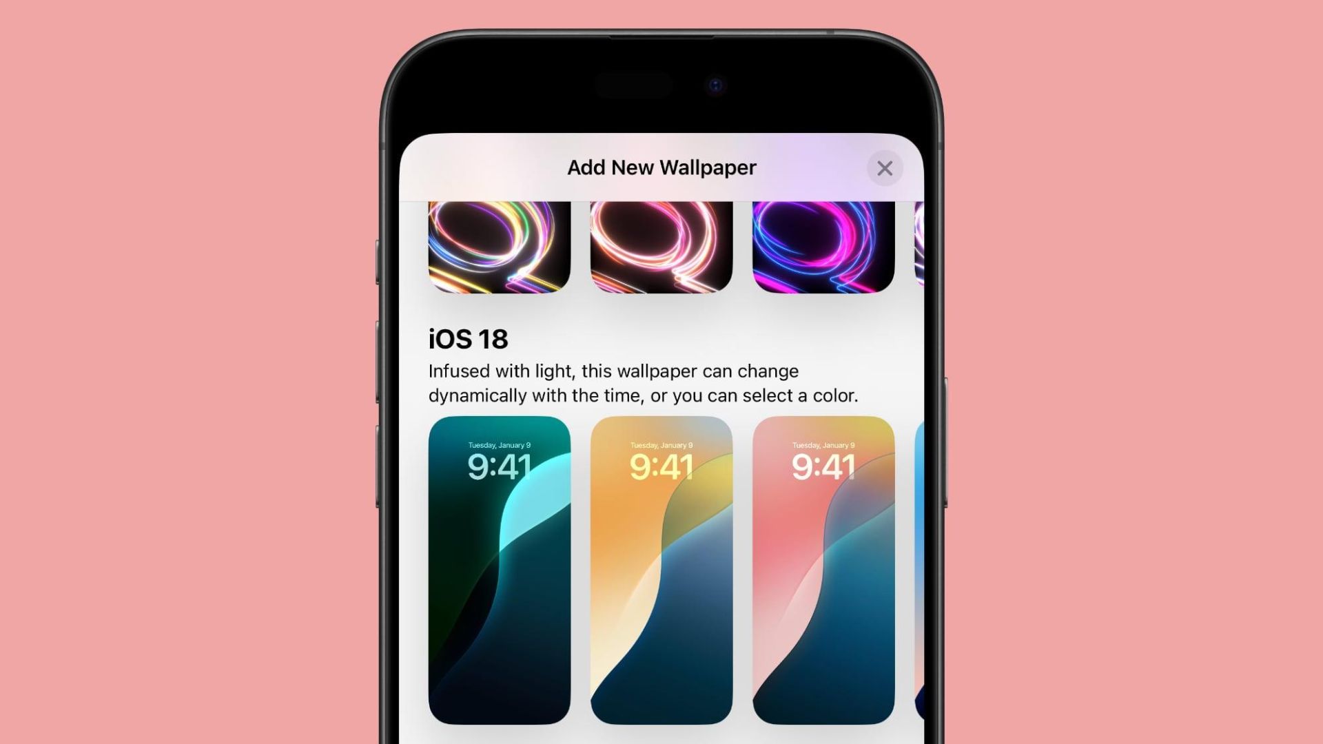 والپیپر پویا در iOS 18 بتا ۳