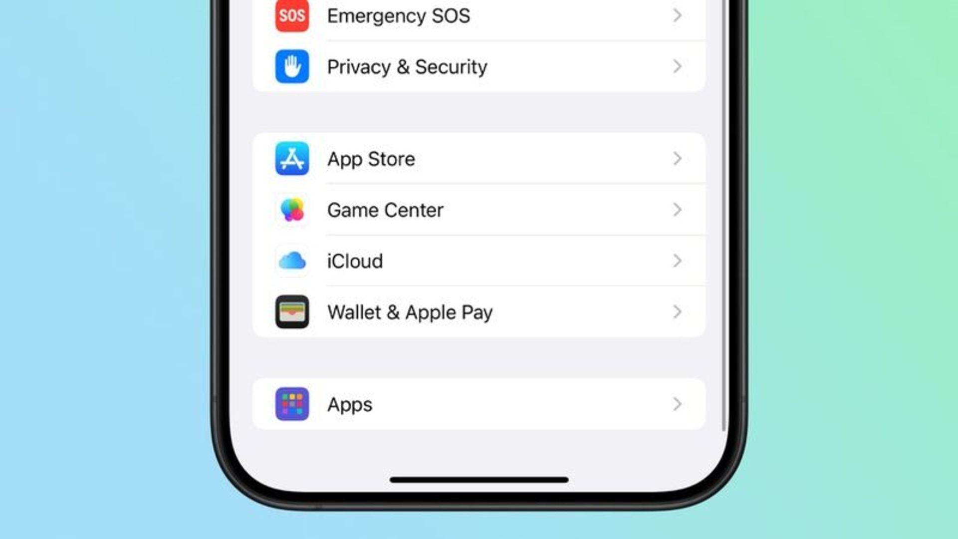 تنظیمات iCloud در بتای چهارم iOS 18