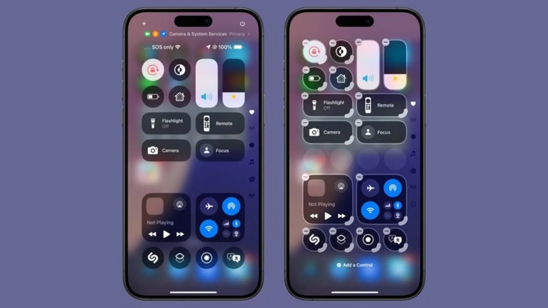 ios 18 control center