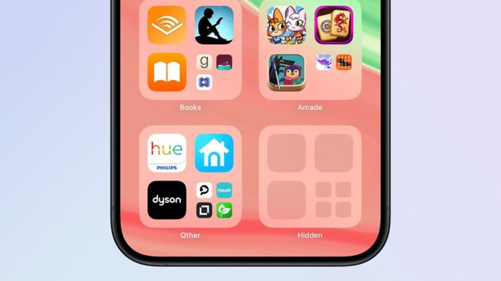 Hidden Folder در بتای چهارم iOS 18