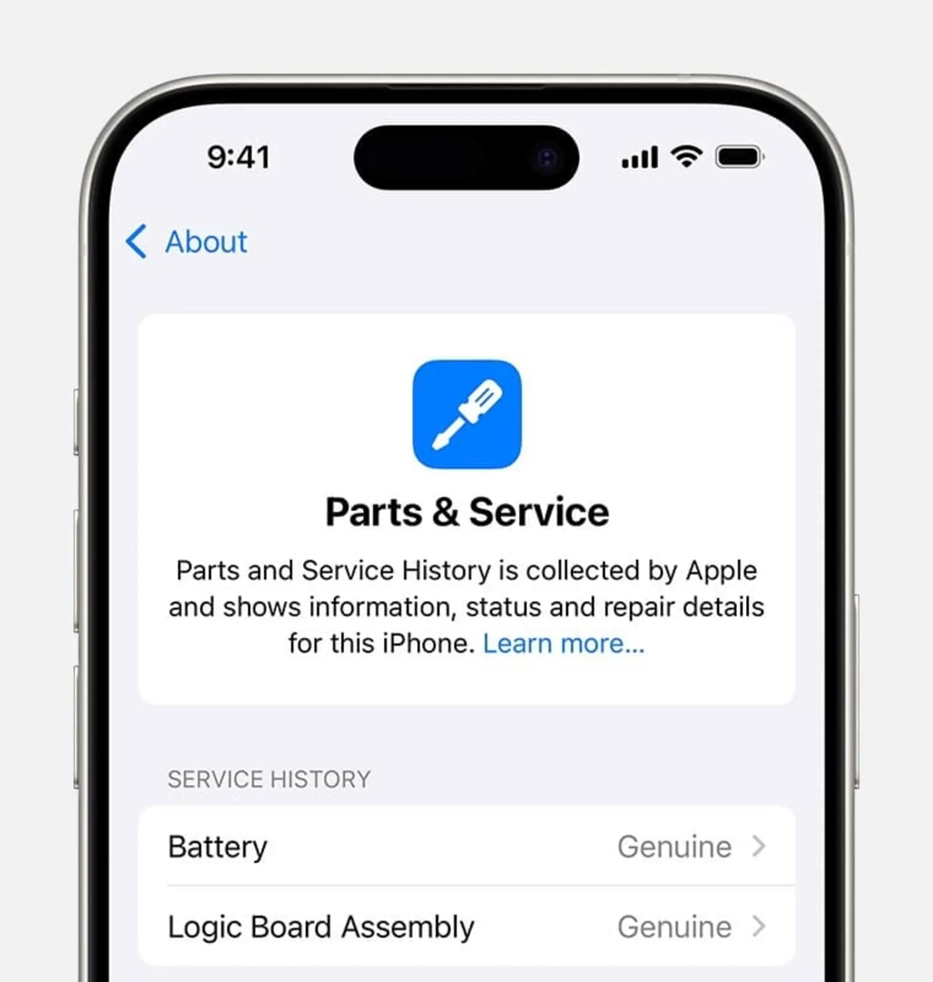 قابلیت تشخیص باتری اصلی در آیفون