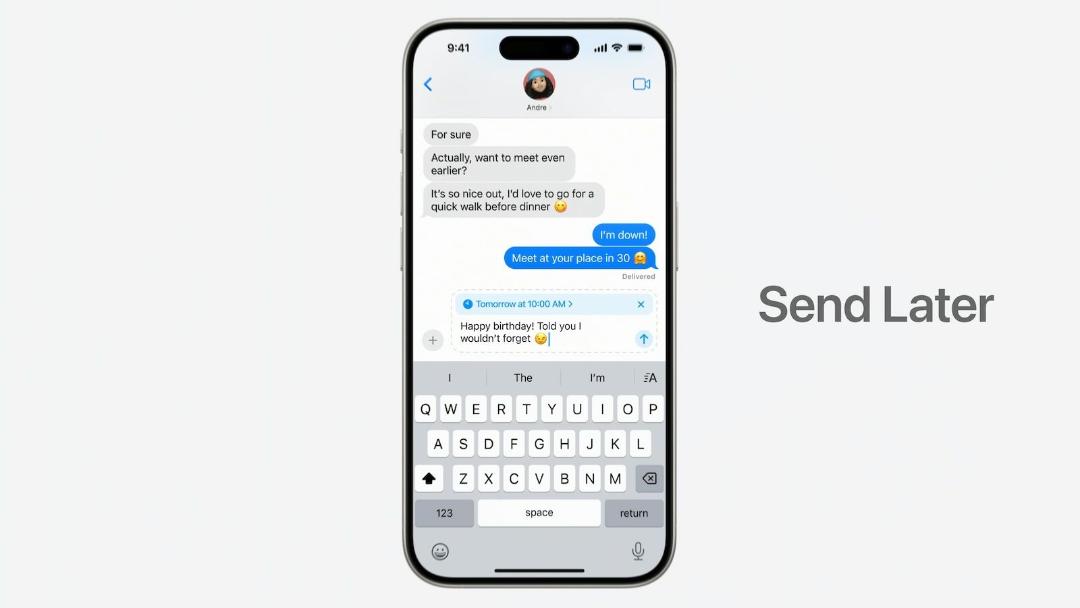 پیام رسان ios 18