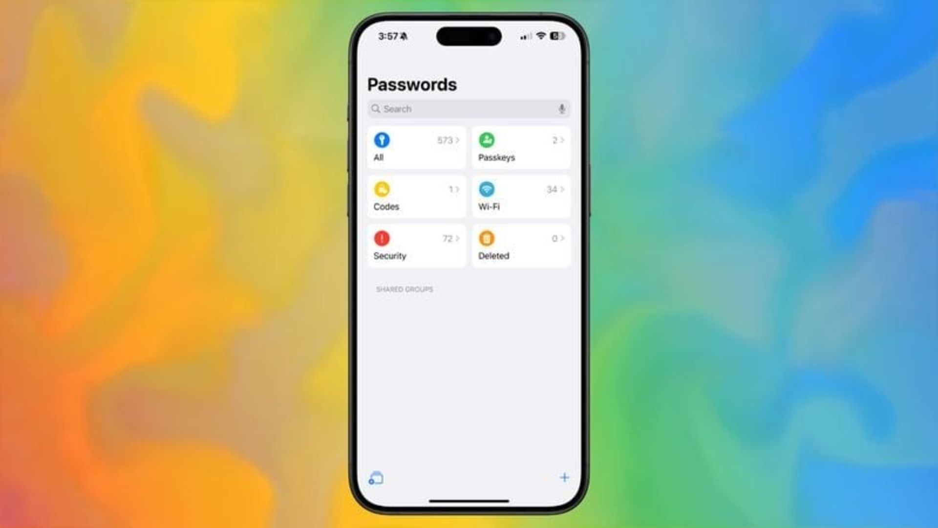 Passwords app iphone ios 18