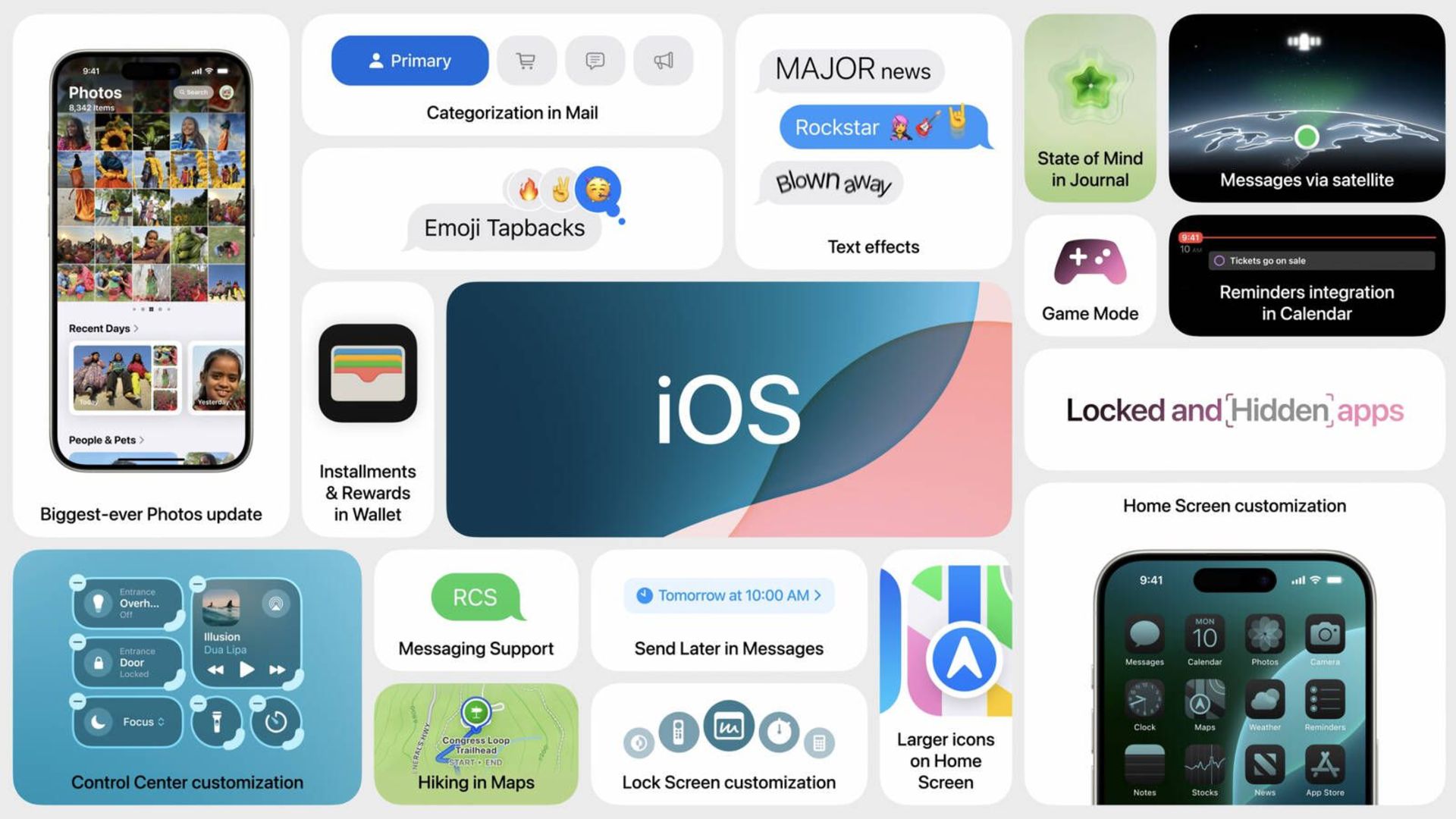 تغییرات جدید iOS 18