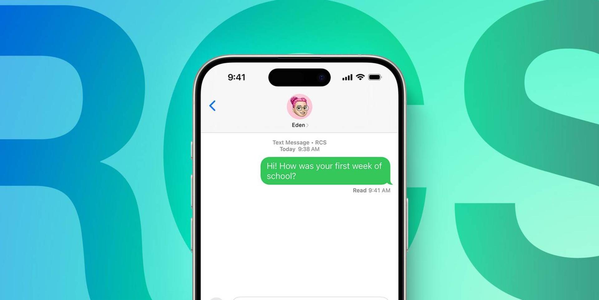 پیام رسامی RCS در ios 19