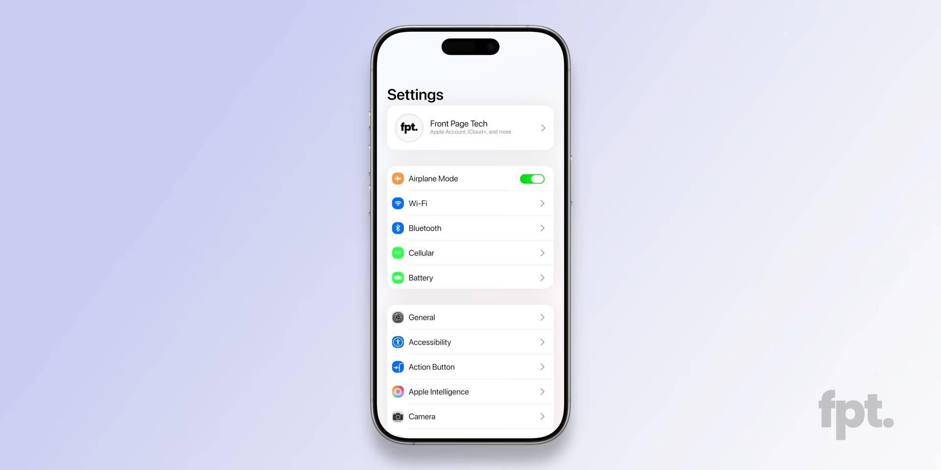 تنظیمات ios 19