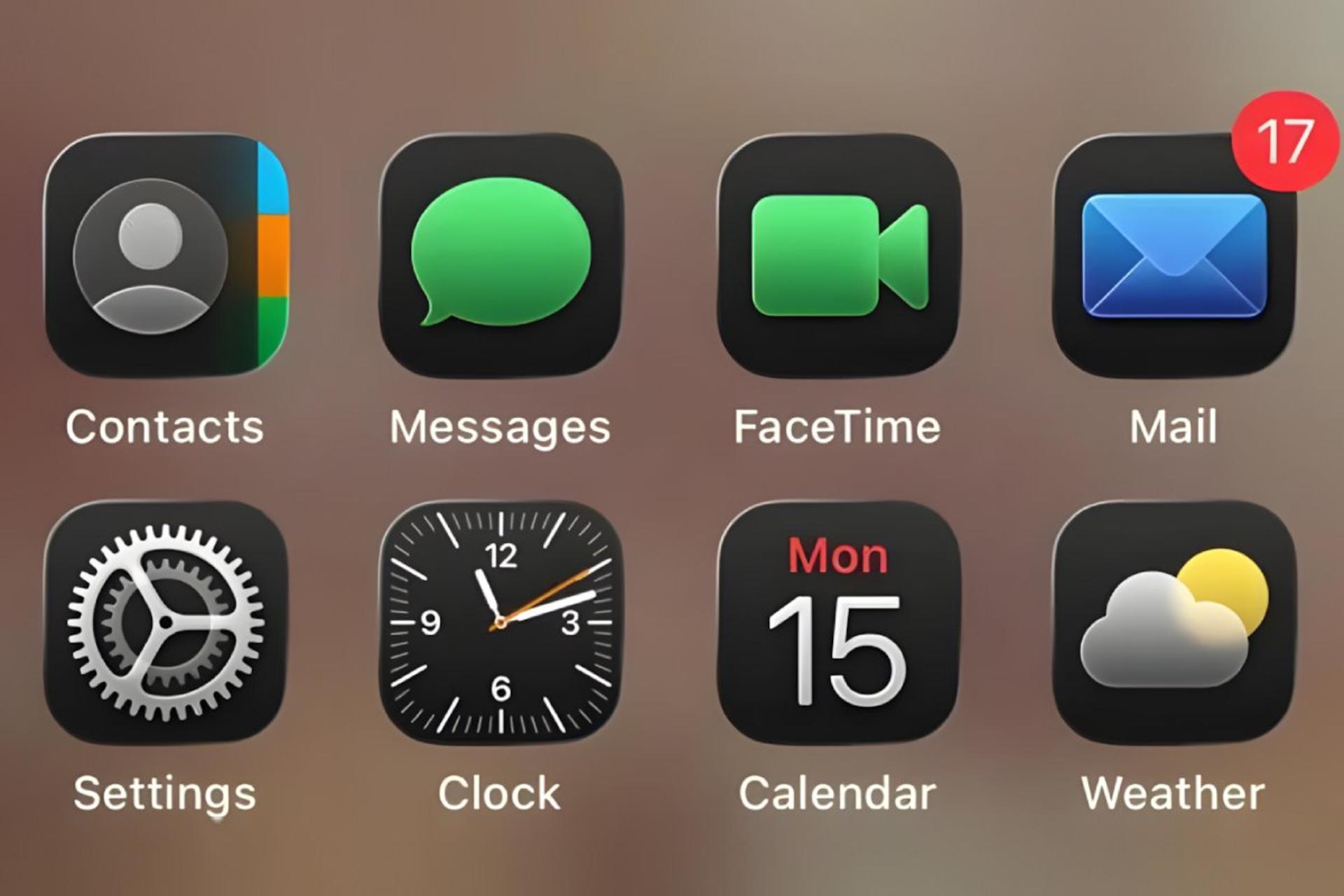 دارک مد iOS 26