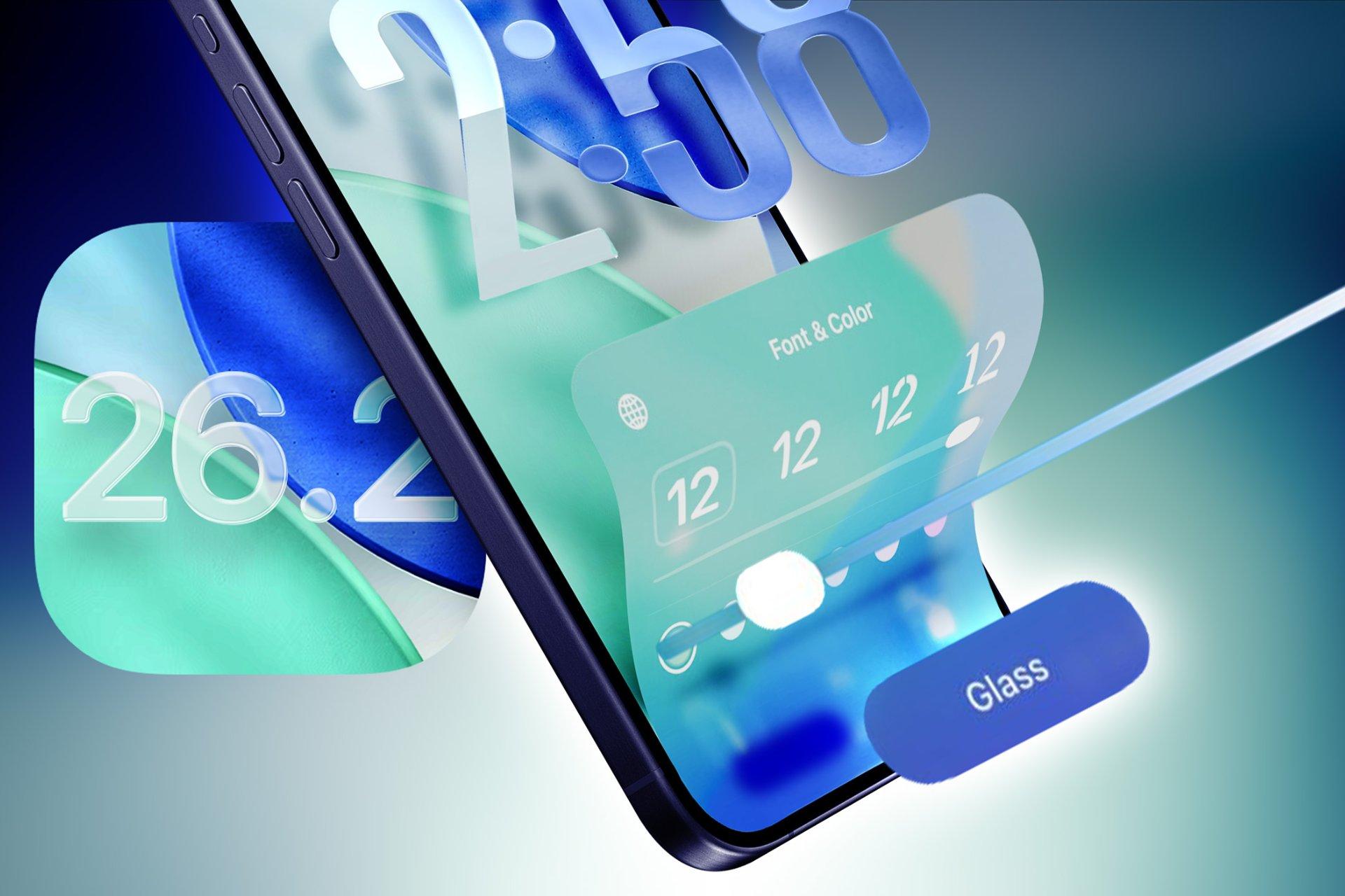 رابط کاربری ios 26.2