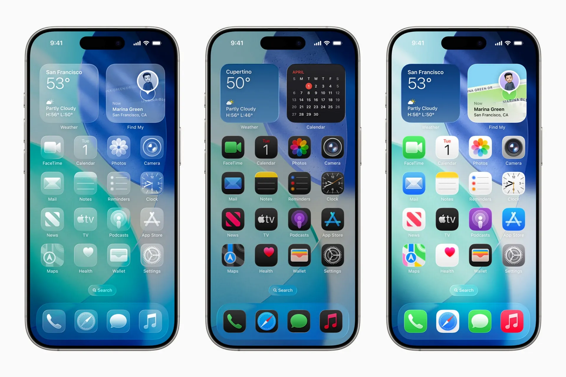 سیستم‌عامل شیشه‌ای اپل؛ آیکون‌های iOS 26 را از نمای نزدیک ببینید